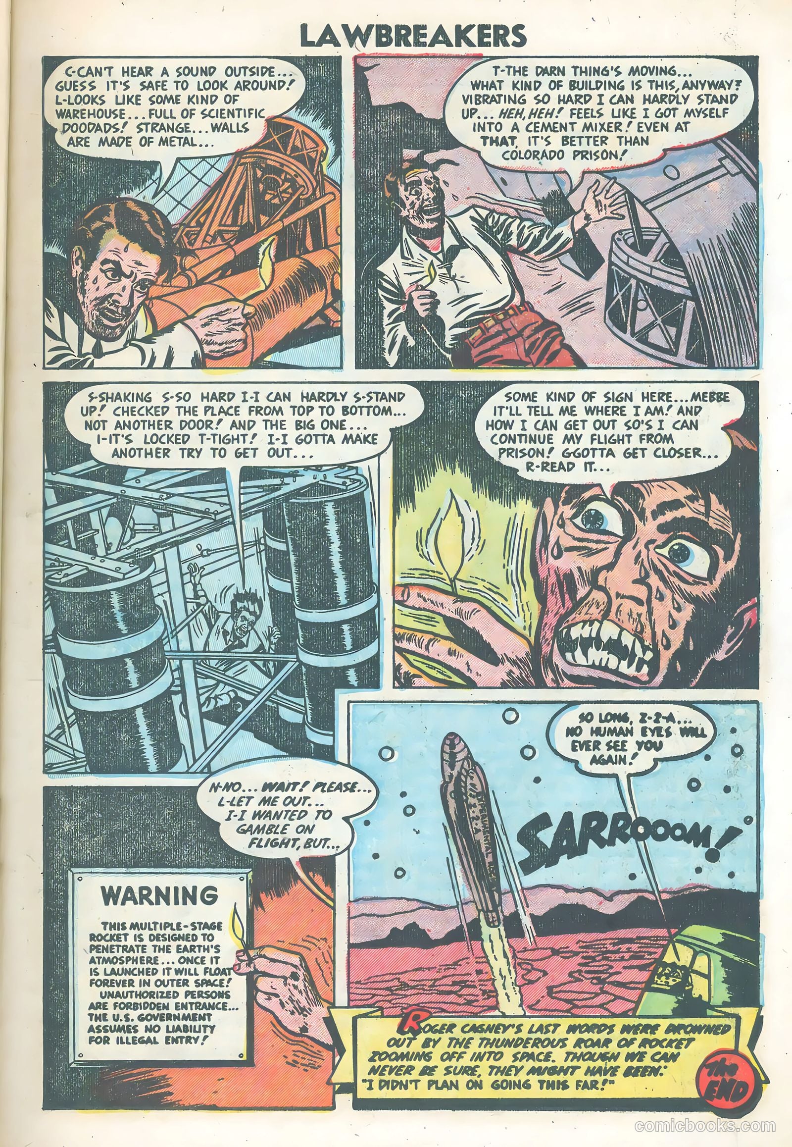 Lawbreakers Suspense Stories #14 (1953) — page 15 of 36