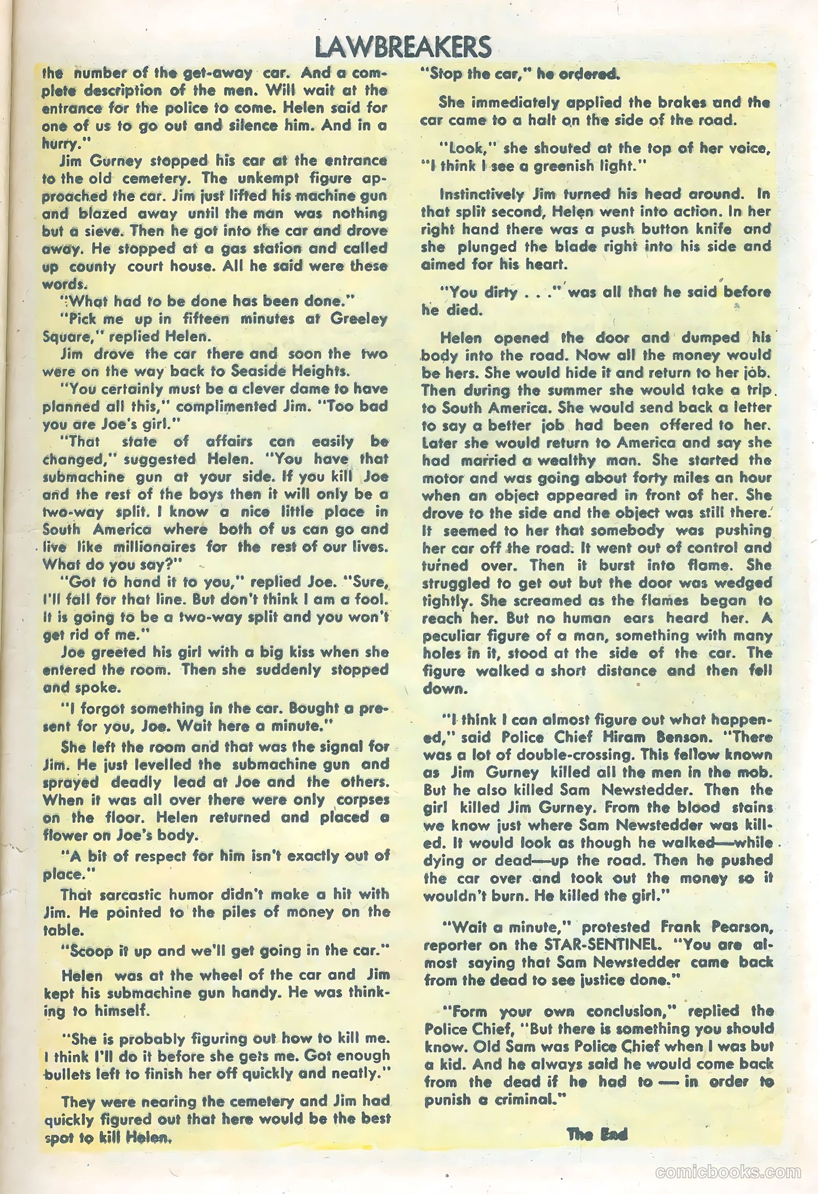 Lawbreakers Suspense Stories #14 (1953) — page 17 of 36