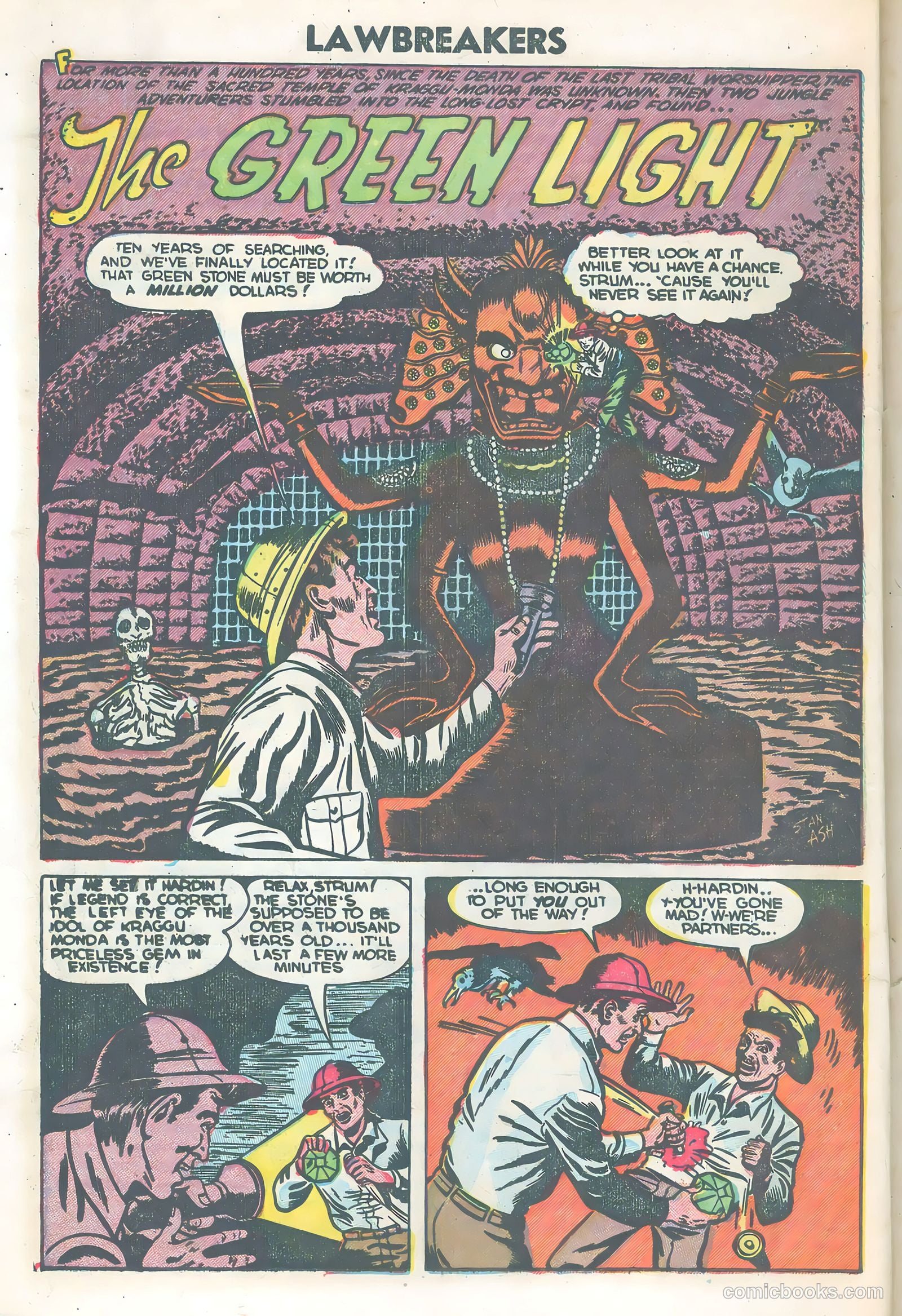 Lawbreakers Suspense Stories #14 (1953) — page 18 of 36