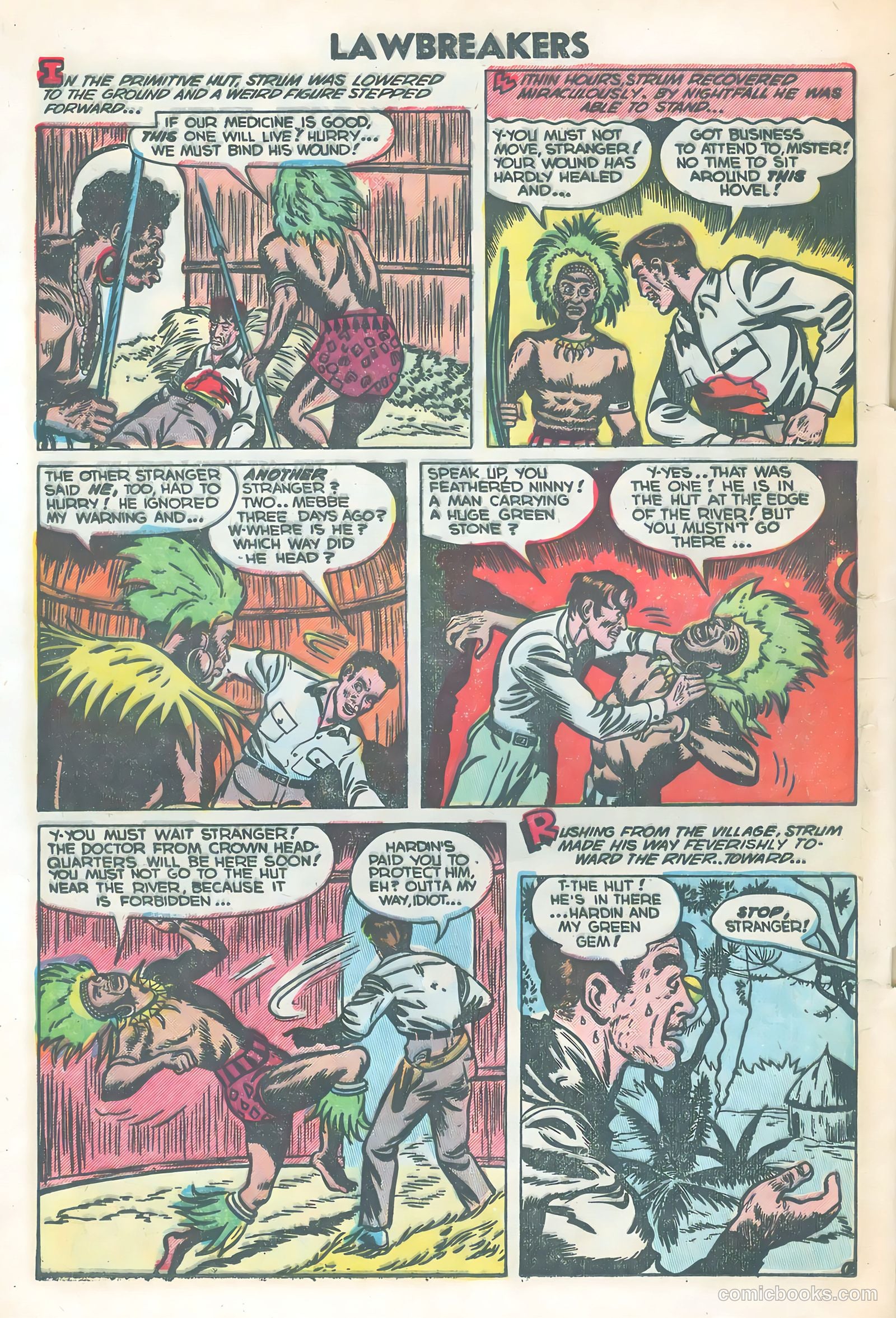 Lawbreakers Suspense Stories #14 (1953) — page 20 of 36