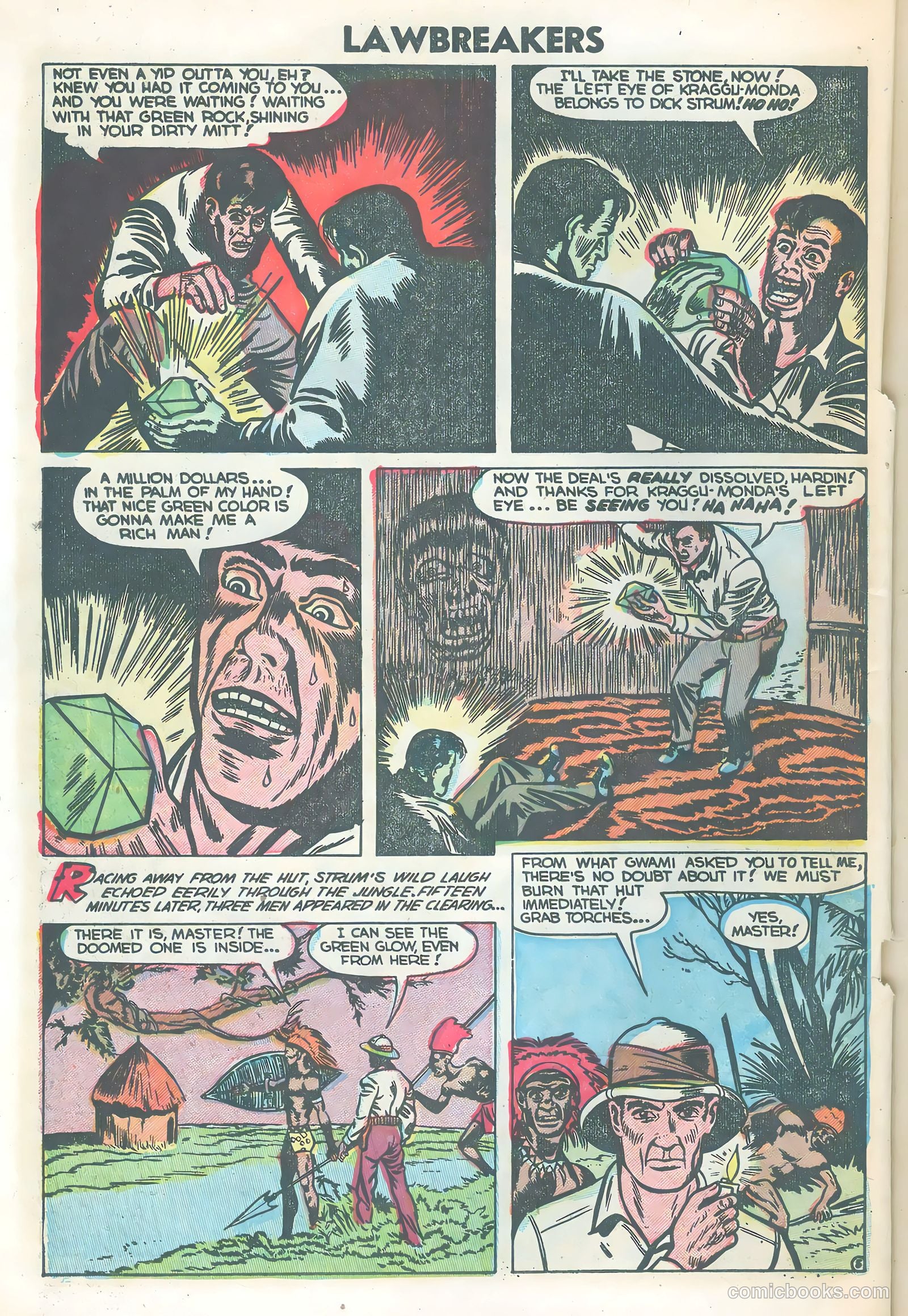 Lawbreakers Suspense Stories #14 (1953) — page 22 of 36