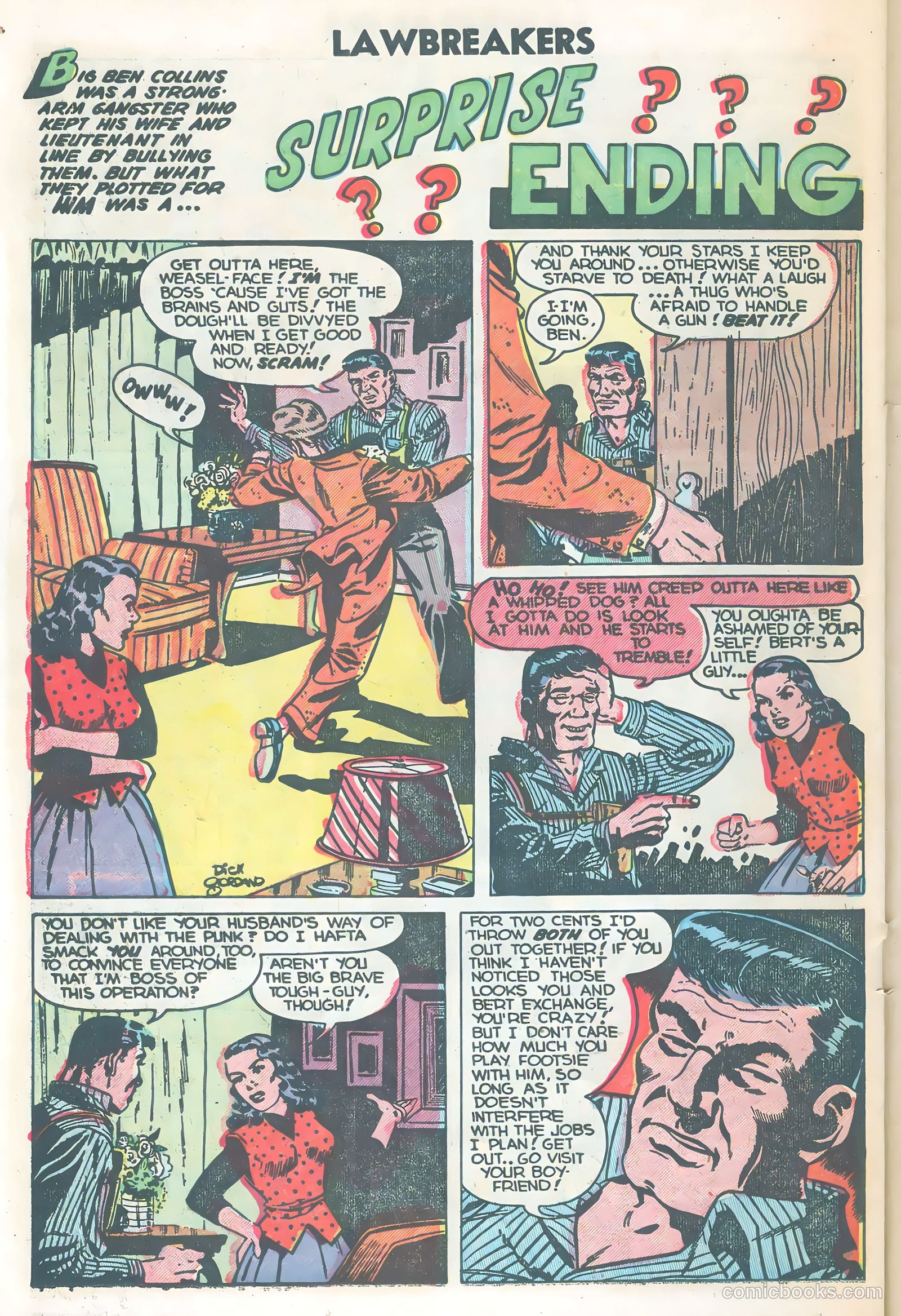 Lawbreakers Suspense Stories #14 (1953) — page 26 of 36