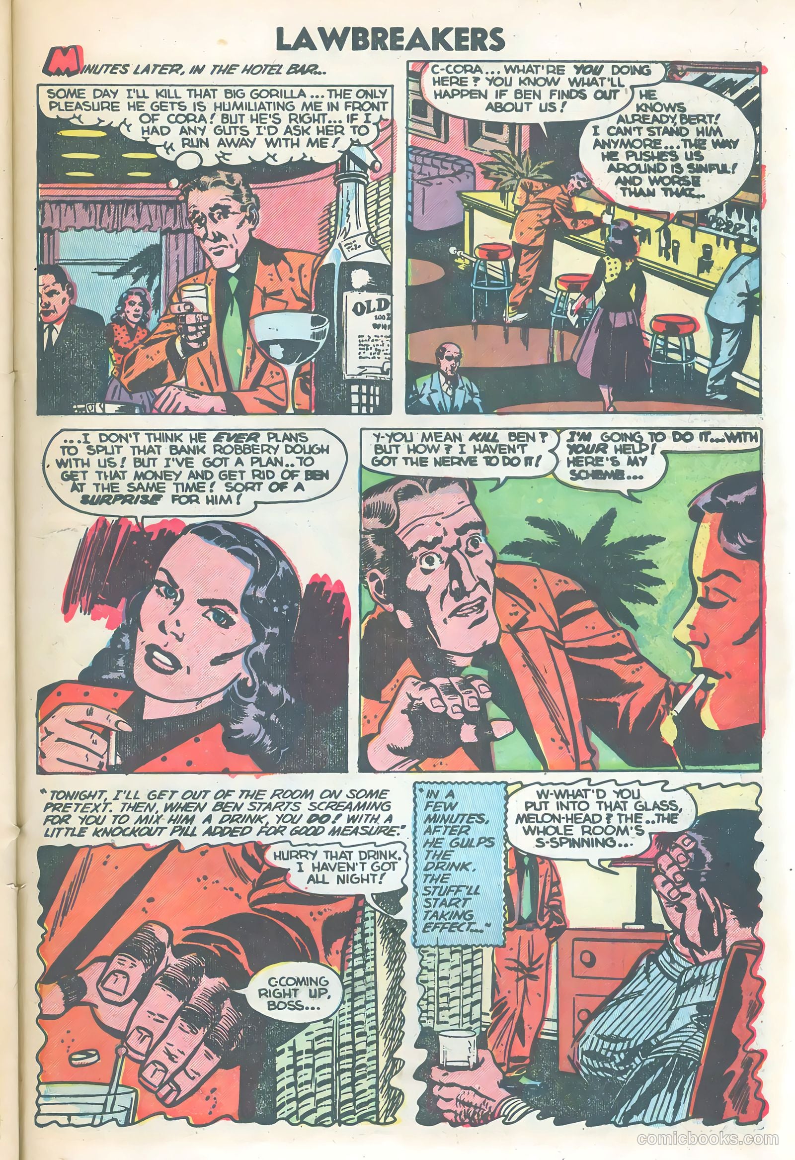Lawbreakers Suspense Stories #14 (1953) — page 27 of 36