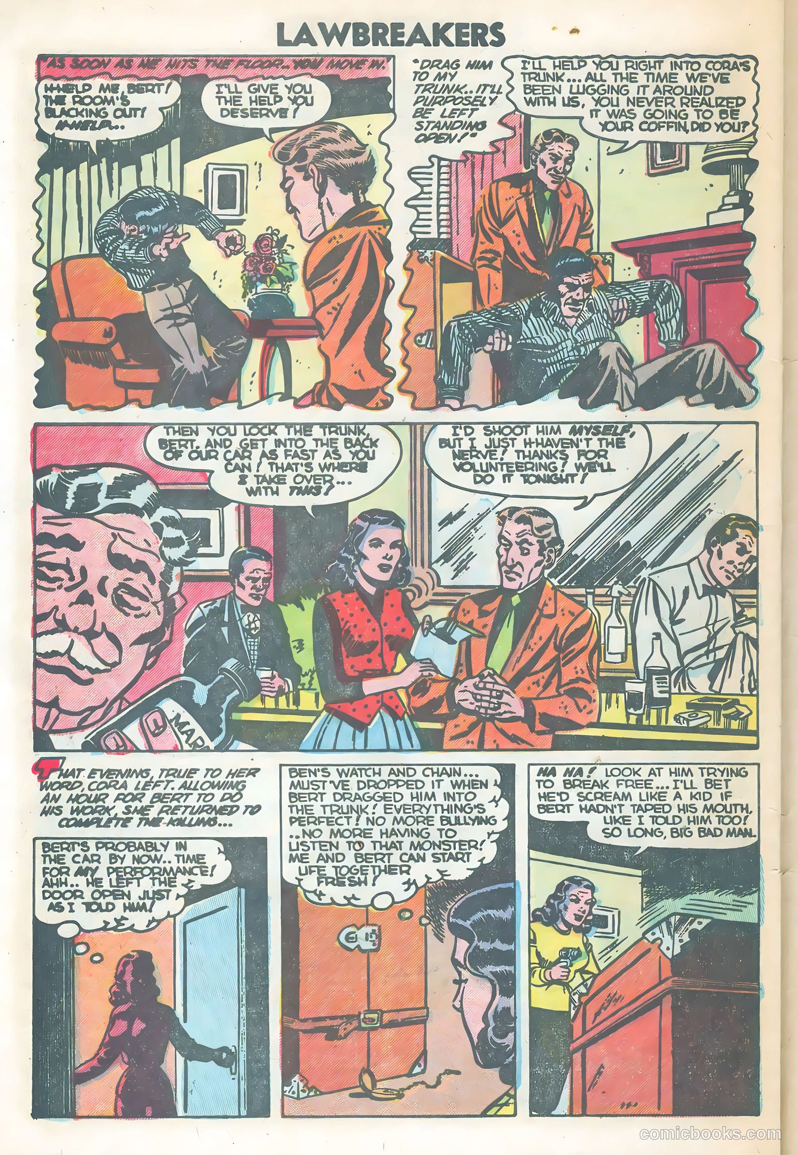 Lawbreakers Suspense Stories #14 (1953) — page 28 of 36