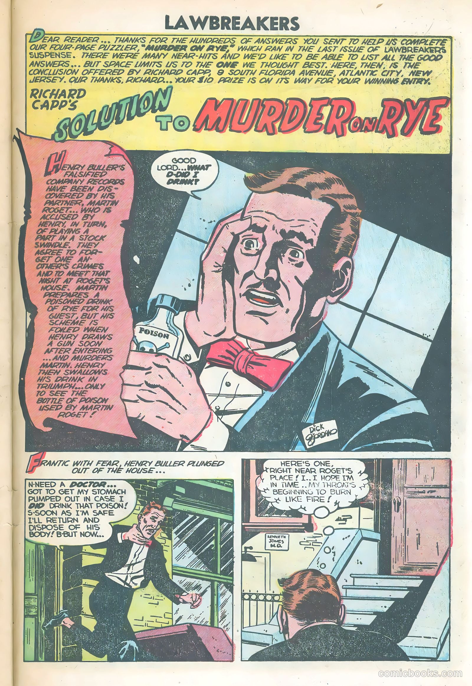 Lawbreakers Suspense Stories #14 (1953) — page 31 of 36