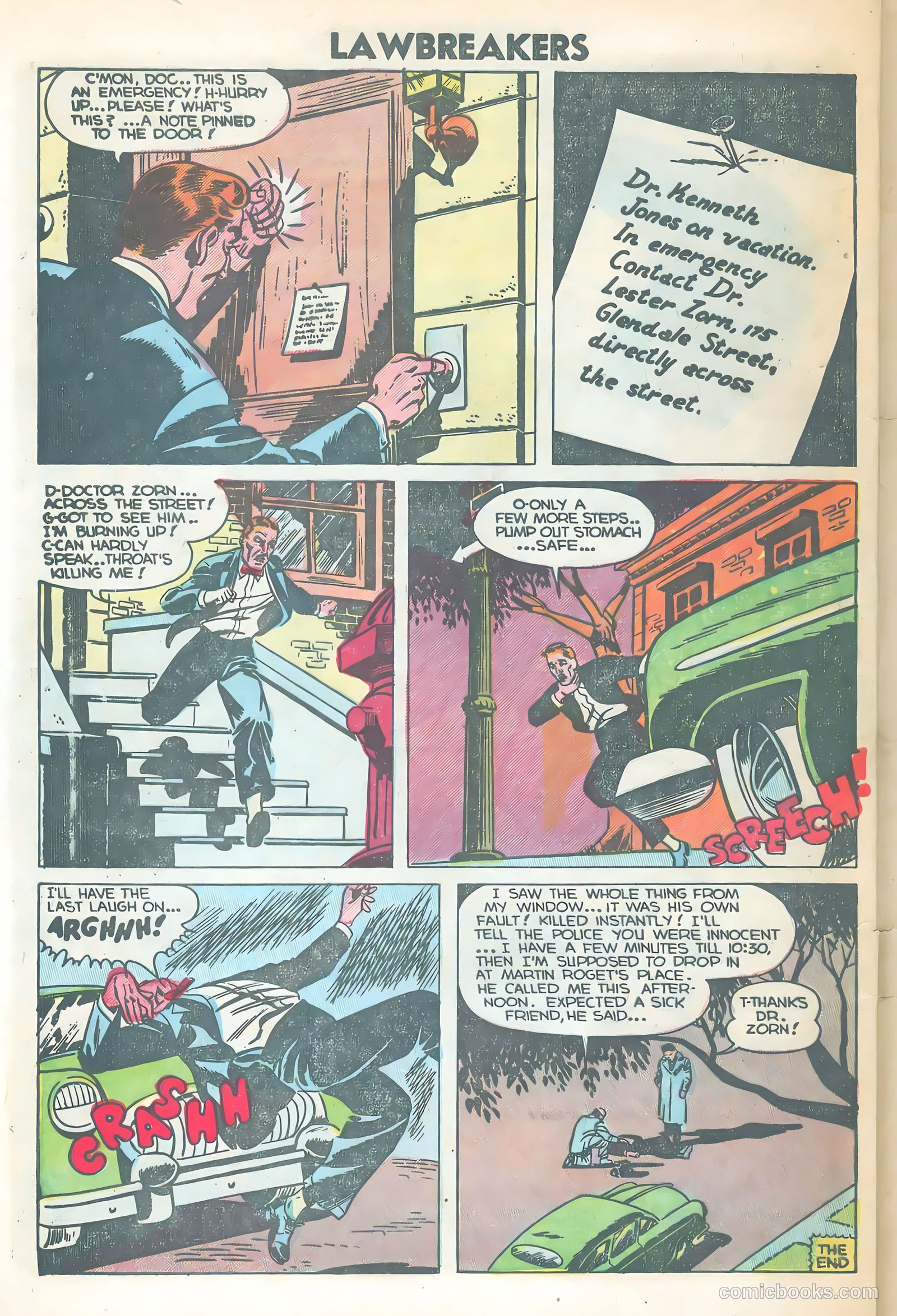 Lawbreakers Suspense Stories #14 (1953) — page 32 of 36