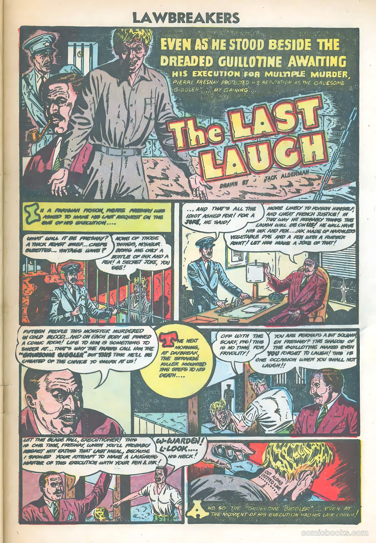 Lawbreakers Suspense Stories #14 (1953) — page 33 of 36