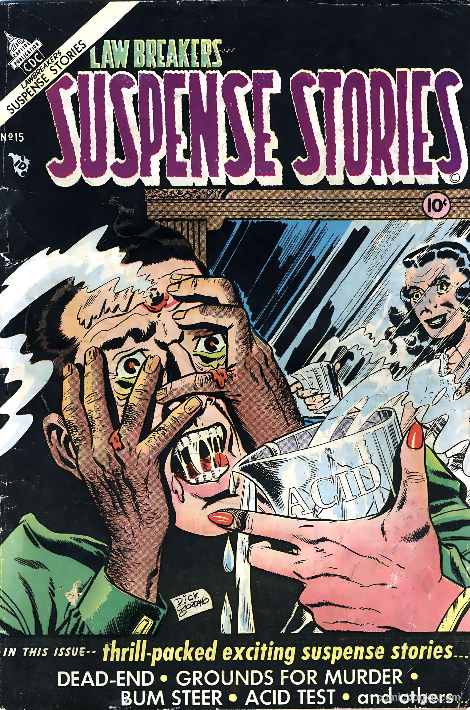 Lawbreakers Suspense Stories #15