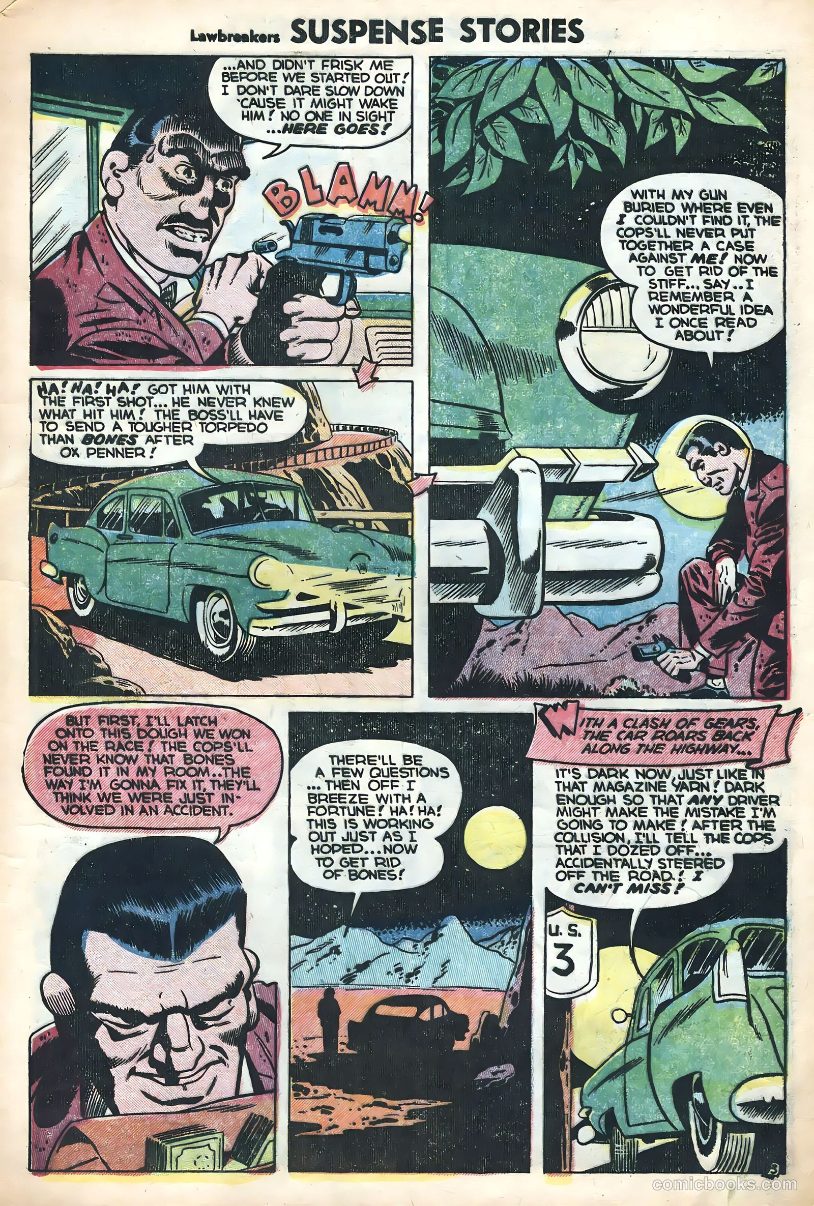 Lawbreakers Suspense Stories #15 (1953) — page 5 of 36