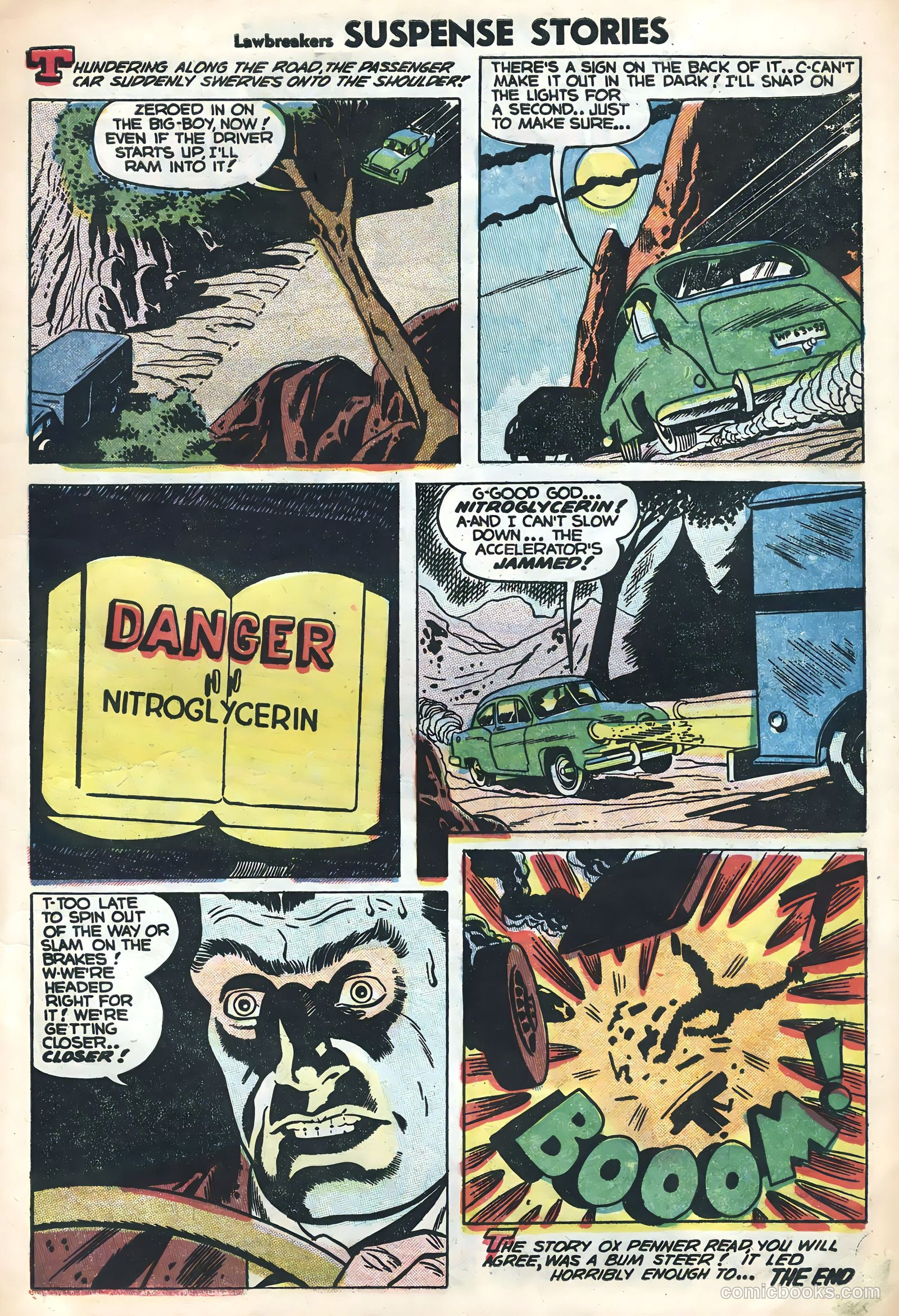 Lawbreakers Suspense Stories #15 (1953) — page 7 of 36