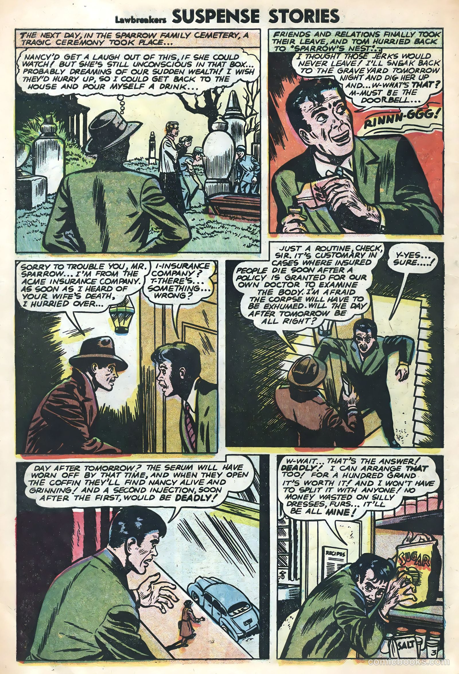 Lawbreakers Suspense Stories #15 (1953) — page 10 of 36