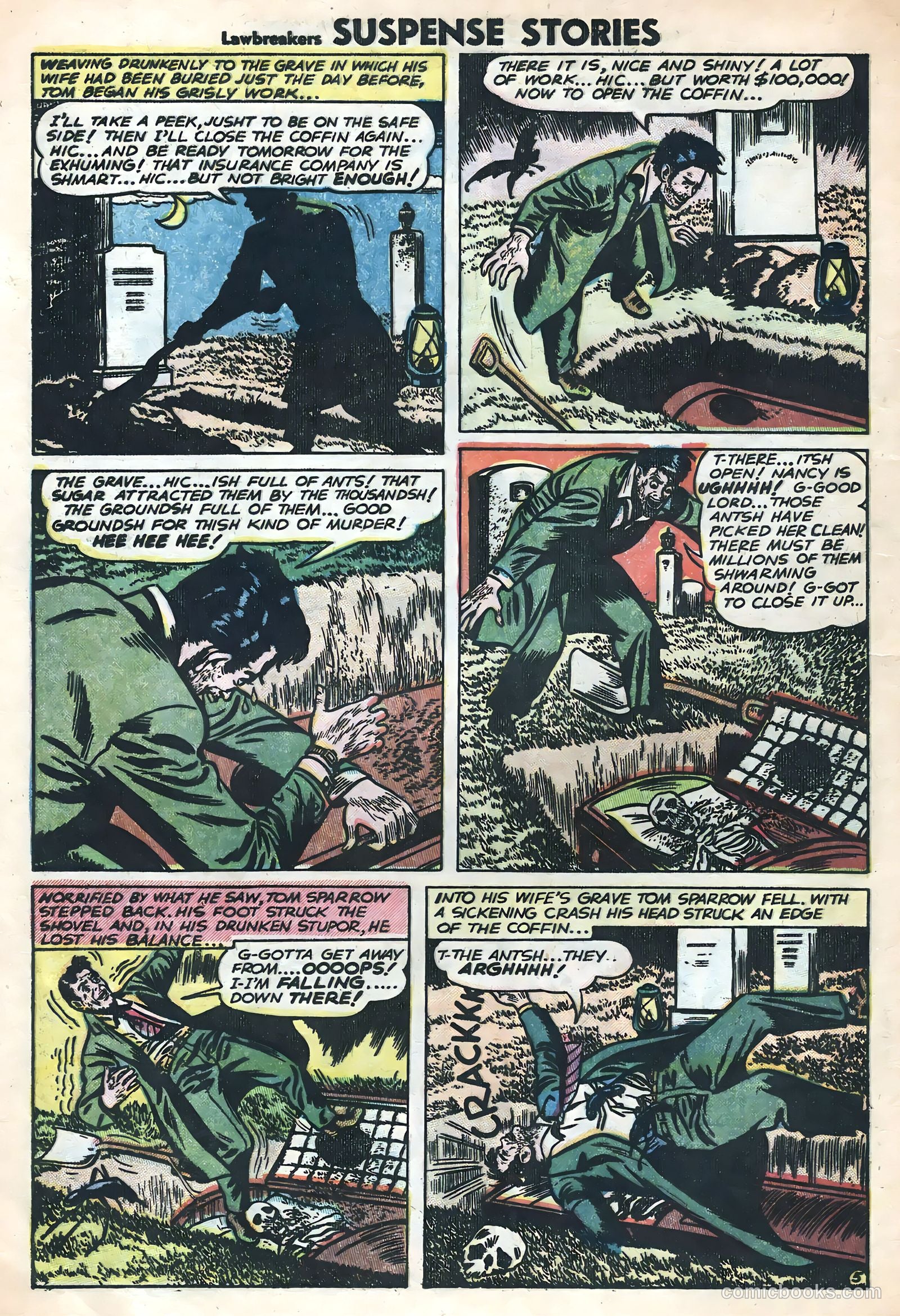 Lawbreakers Suspense Stories #15 (1953) — page 12 of 36