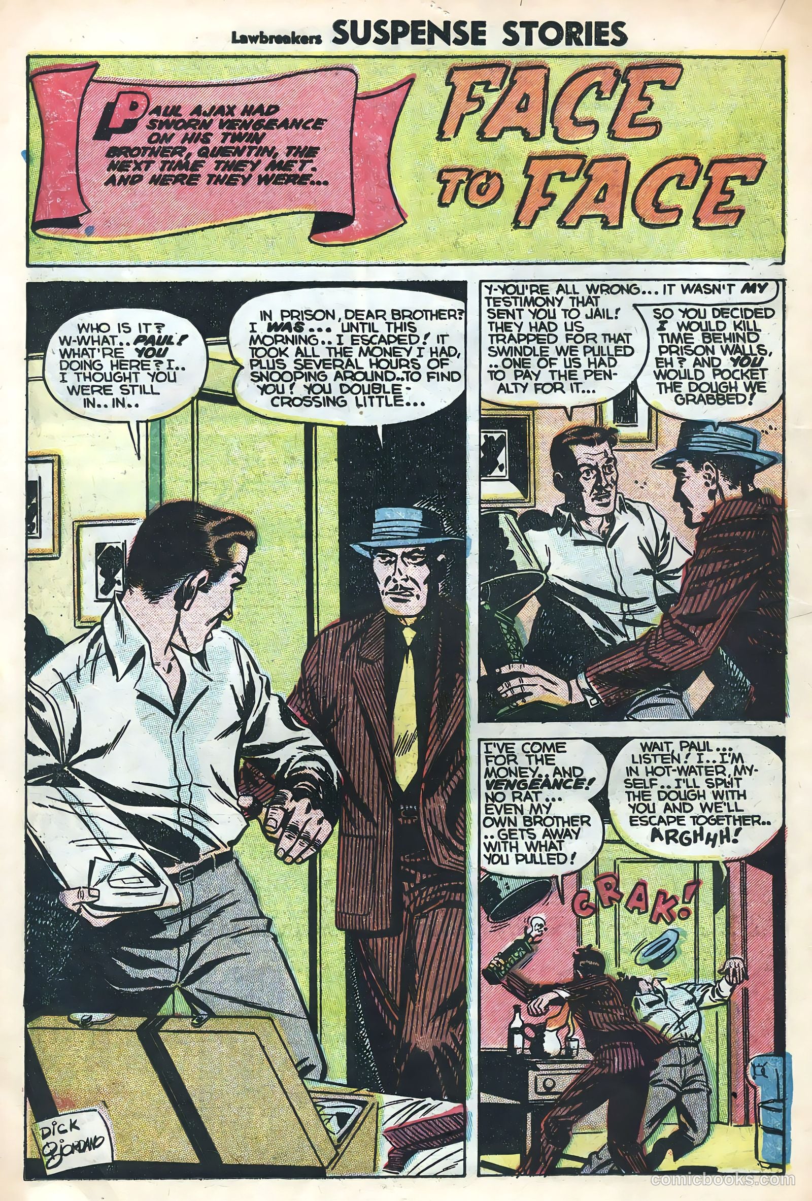 Lawbreakers Suspense Stories #15 (1953) — page 14 of 36