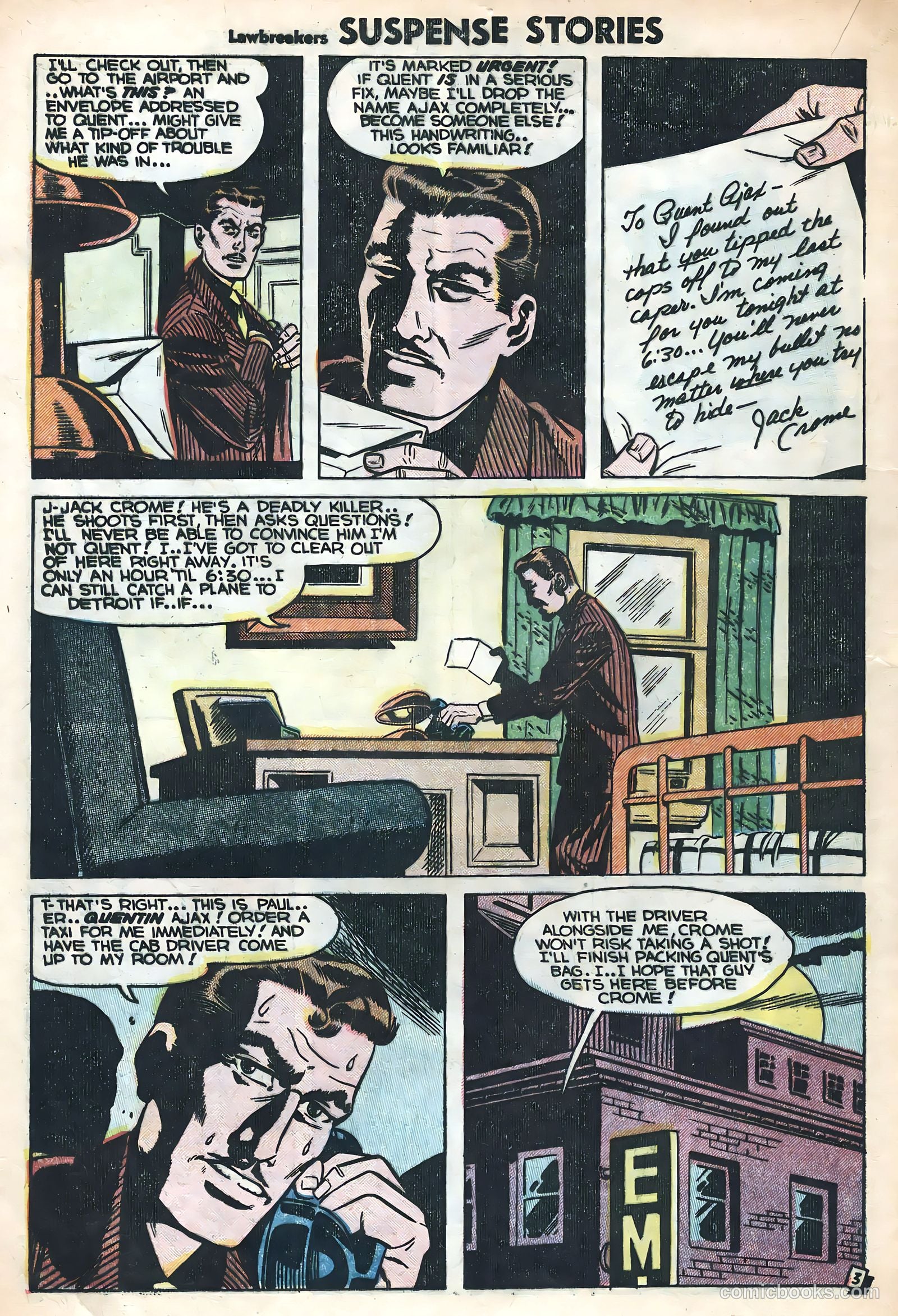 Lawbreakers Suspense Stories #15 (1953) — page 16 of 36