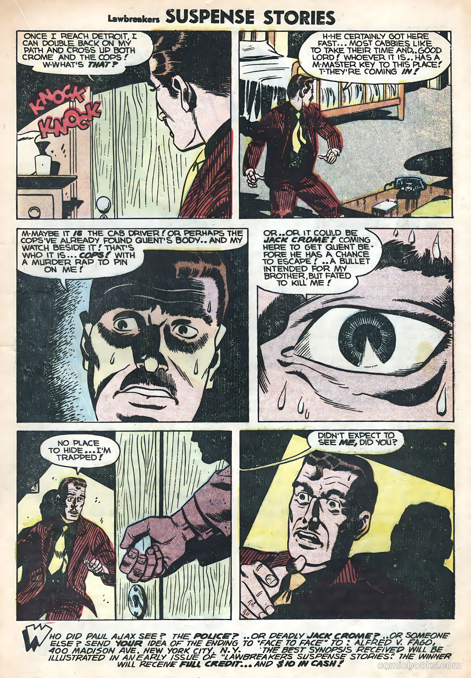 Lawbreakers Suspense Stories #15 (1953) — page 17 of 36