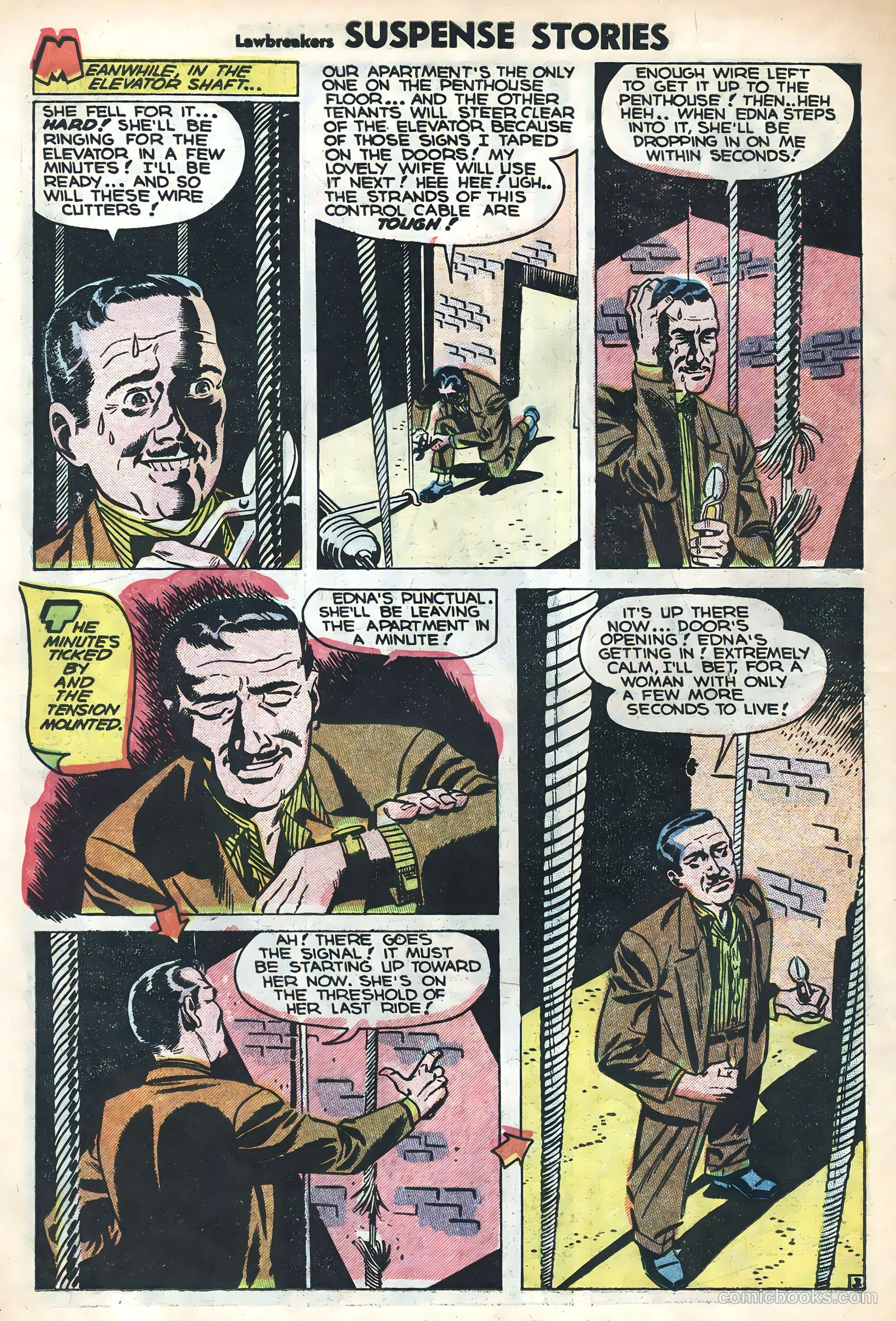 Lawbreakers Suspense Stories #15 (1953) — page 22 of 36