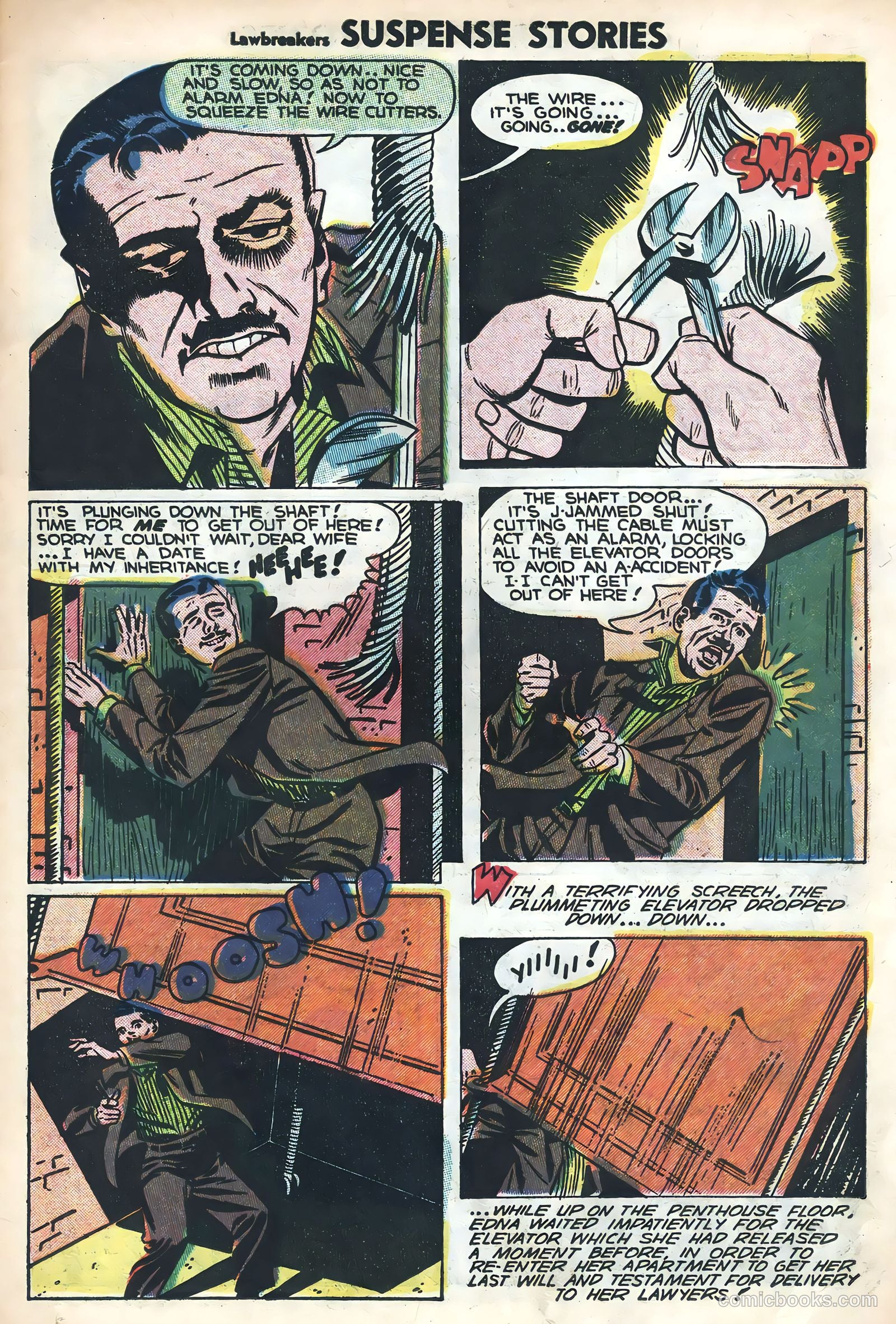 Lawbreakers Suspense Stories #15 (1953) — page 23 of 36