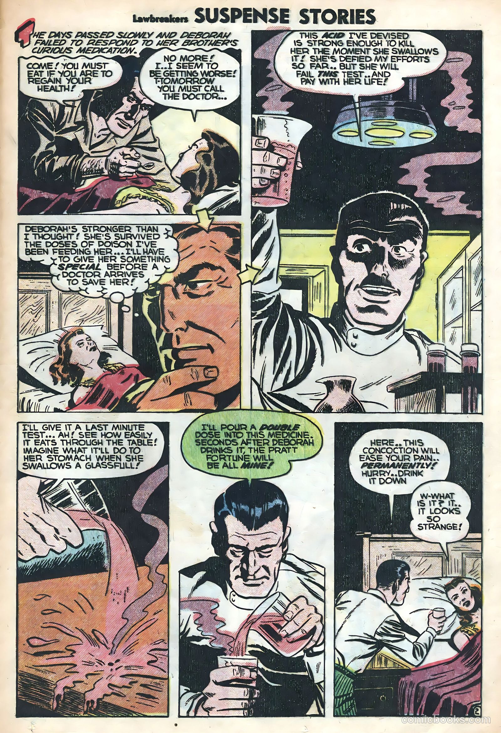 Lawbreakers Suspense Stories #15 (1953) — page 25 of 36
