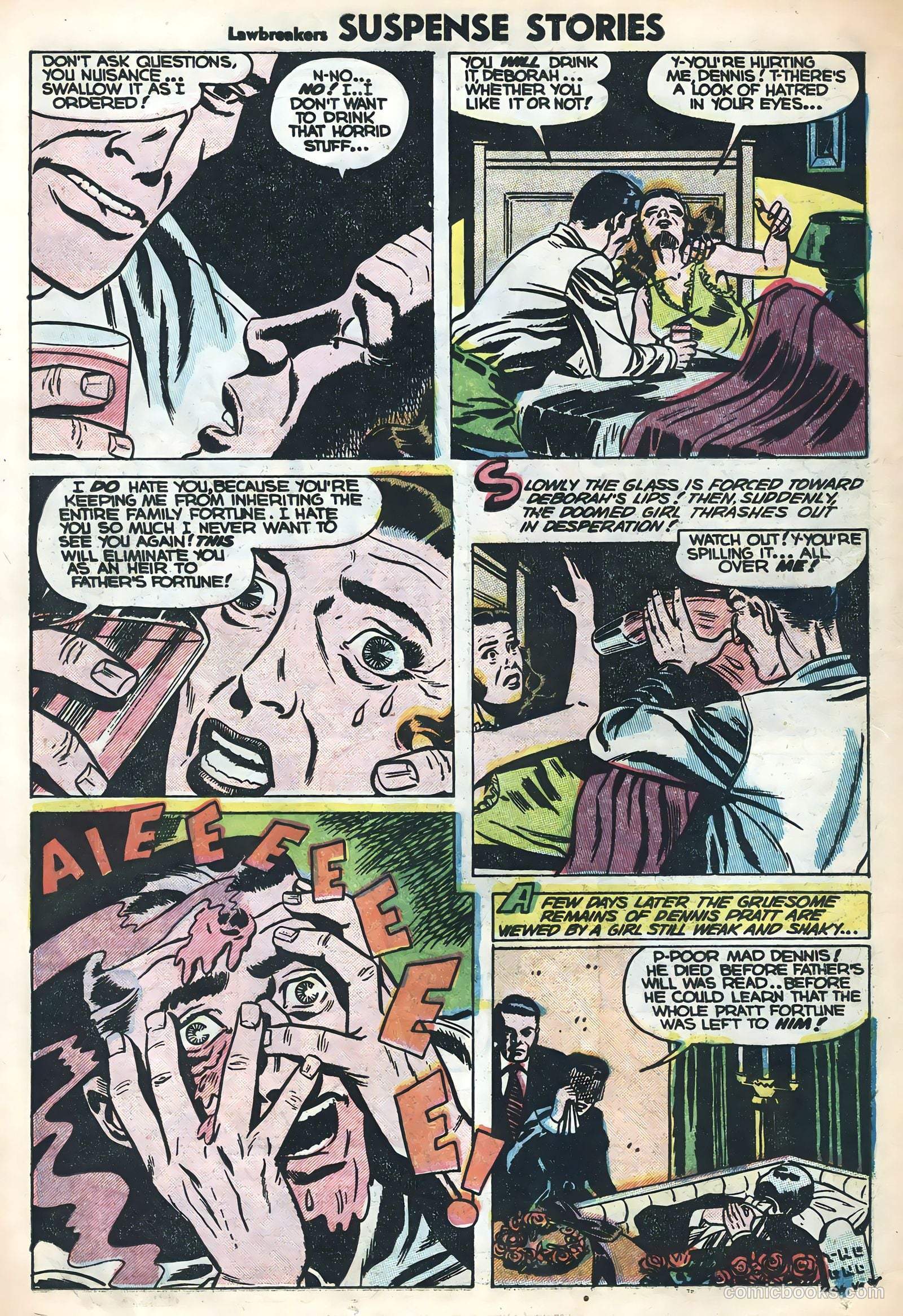 Lawbreakers Suspense Stories #15 (1953) — page 26 of 36
