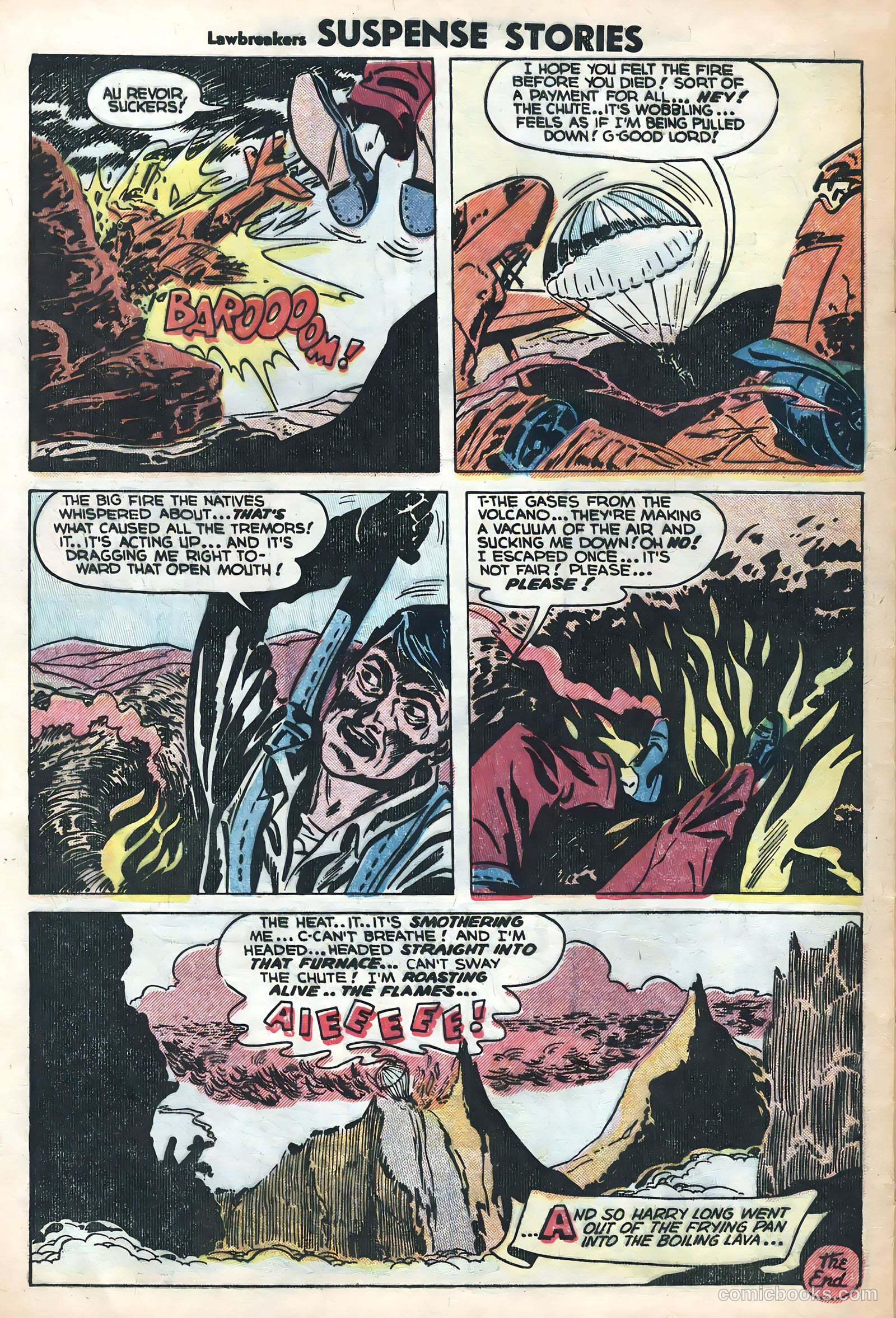 Lawbreakers Suspense Stories #15 (1953) — page 32 of 36