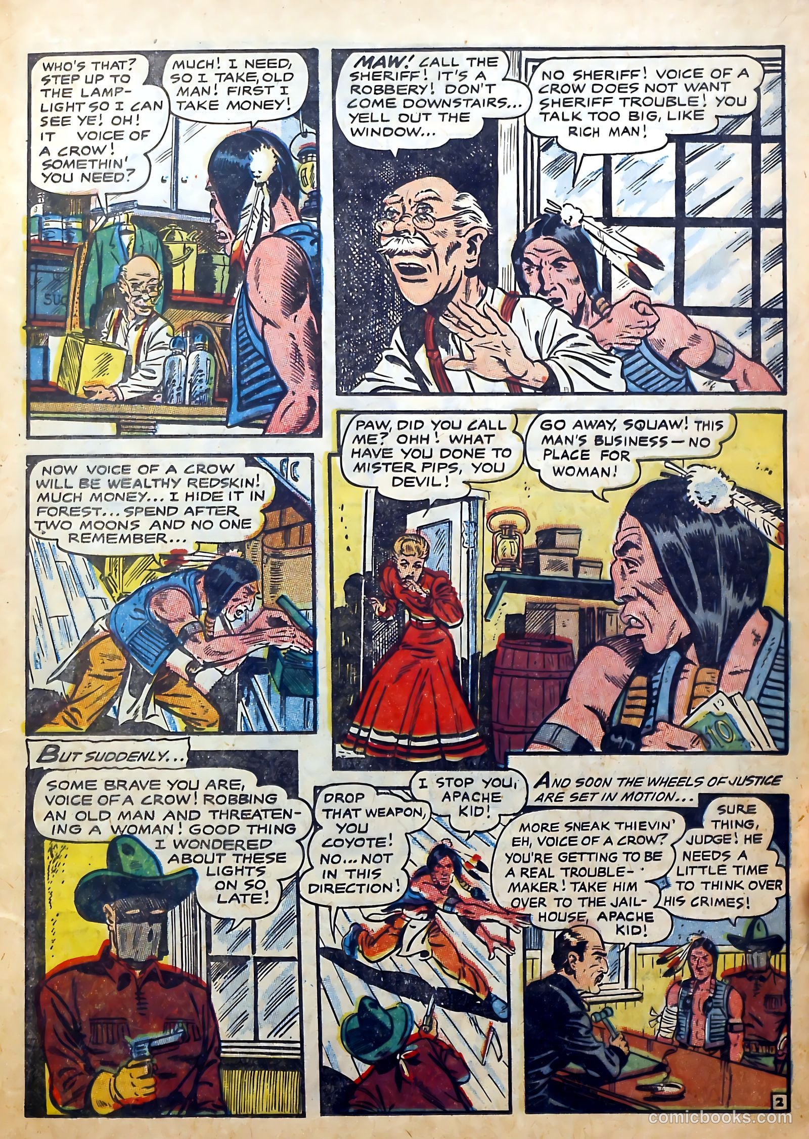Apache Trail #3 (1958) — page 21 of 36