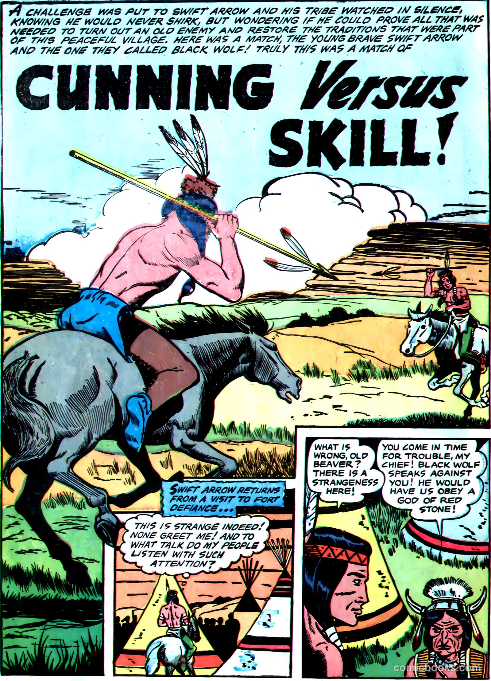 Apache Trail #4 (1958) — page 30 of 36