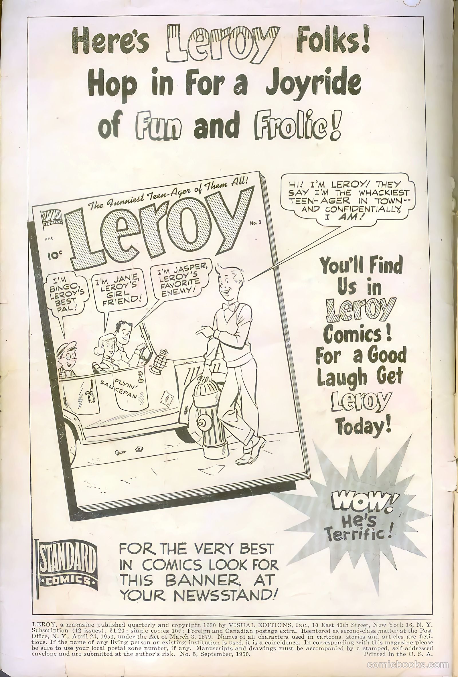 Leroy #5 (1950) — page 2 of 36