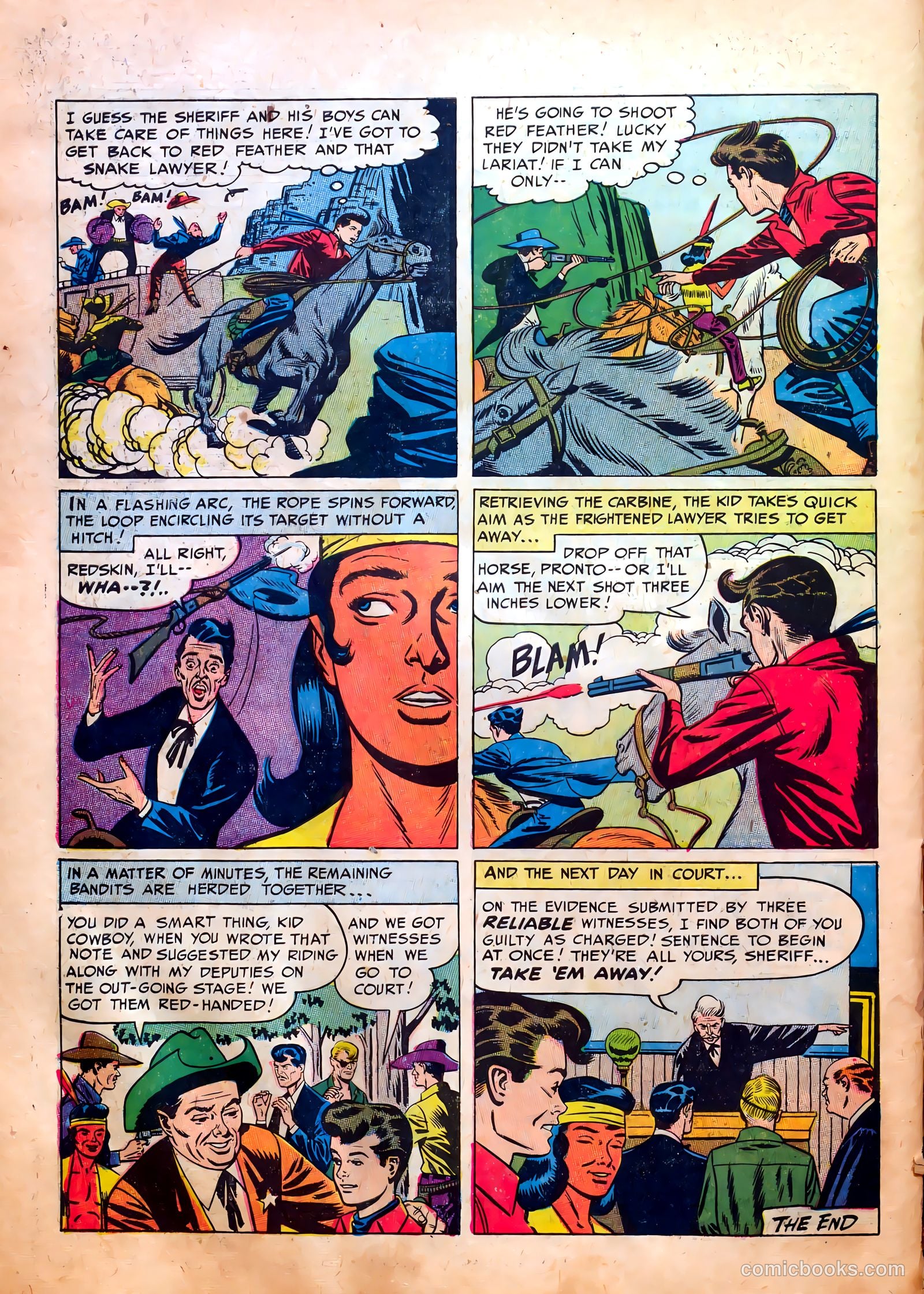 Approved Comics #4 (1954) — page 34 of 36