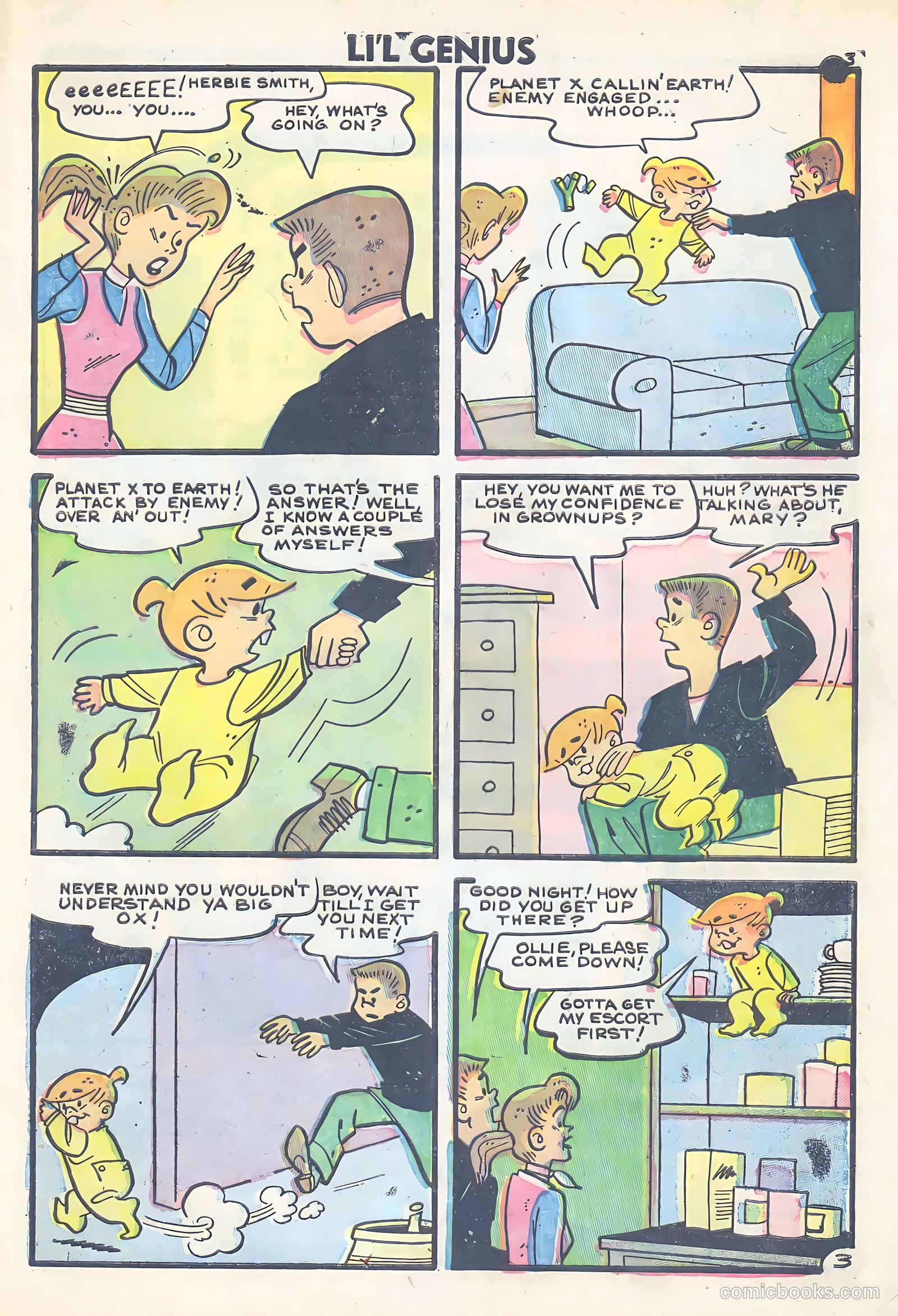 Li'l Genius #10 (1956) — page 5 of 36