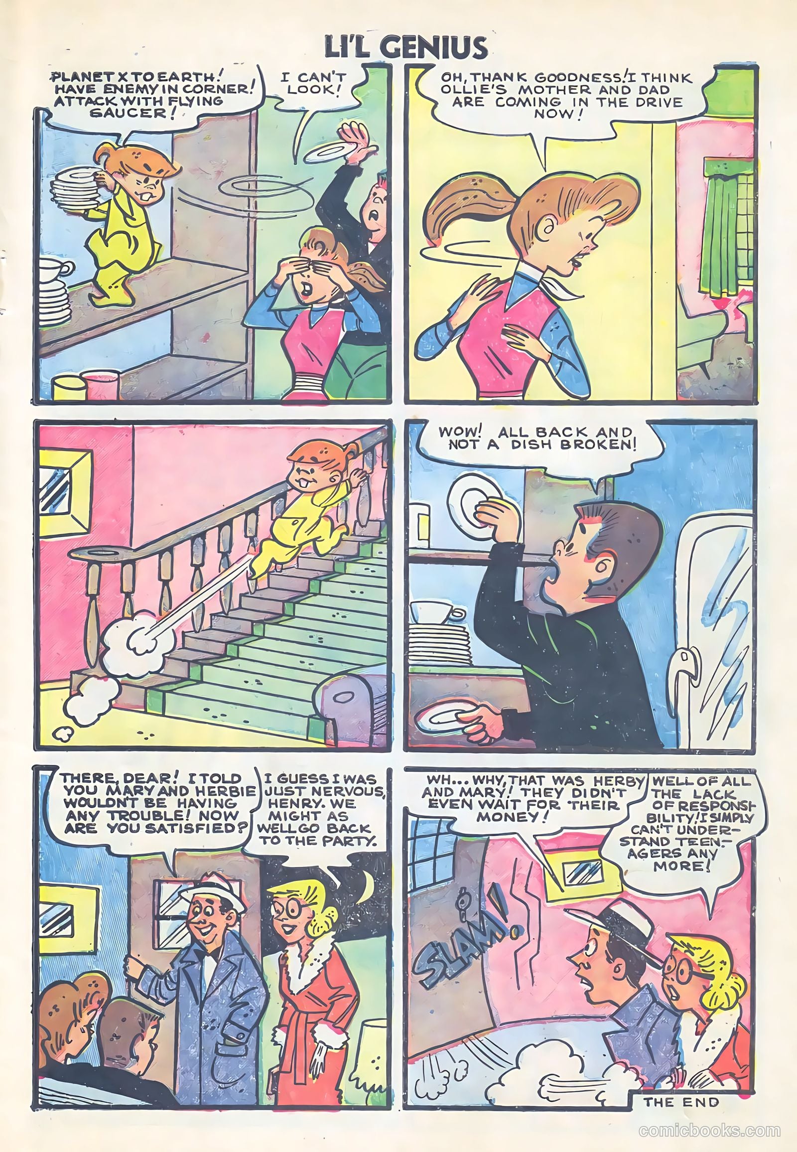 Li'l Genius #10 (1956) — page 7 of 36