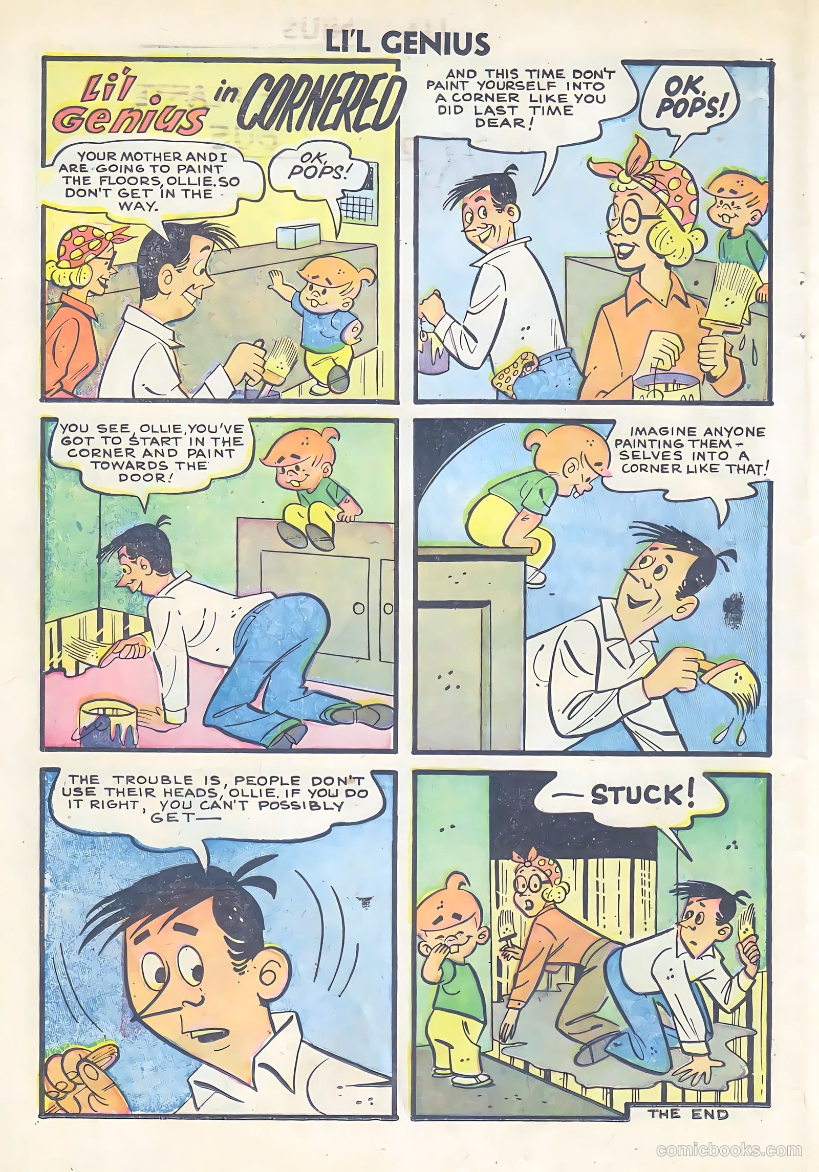 Li'l Genius #10 (1956) — page 12 of 36