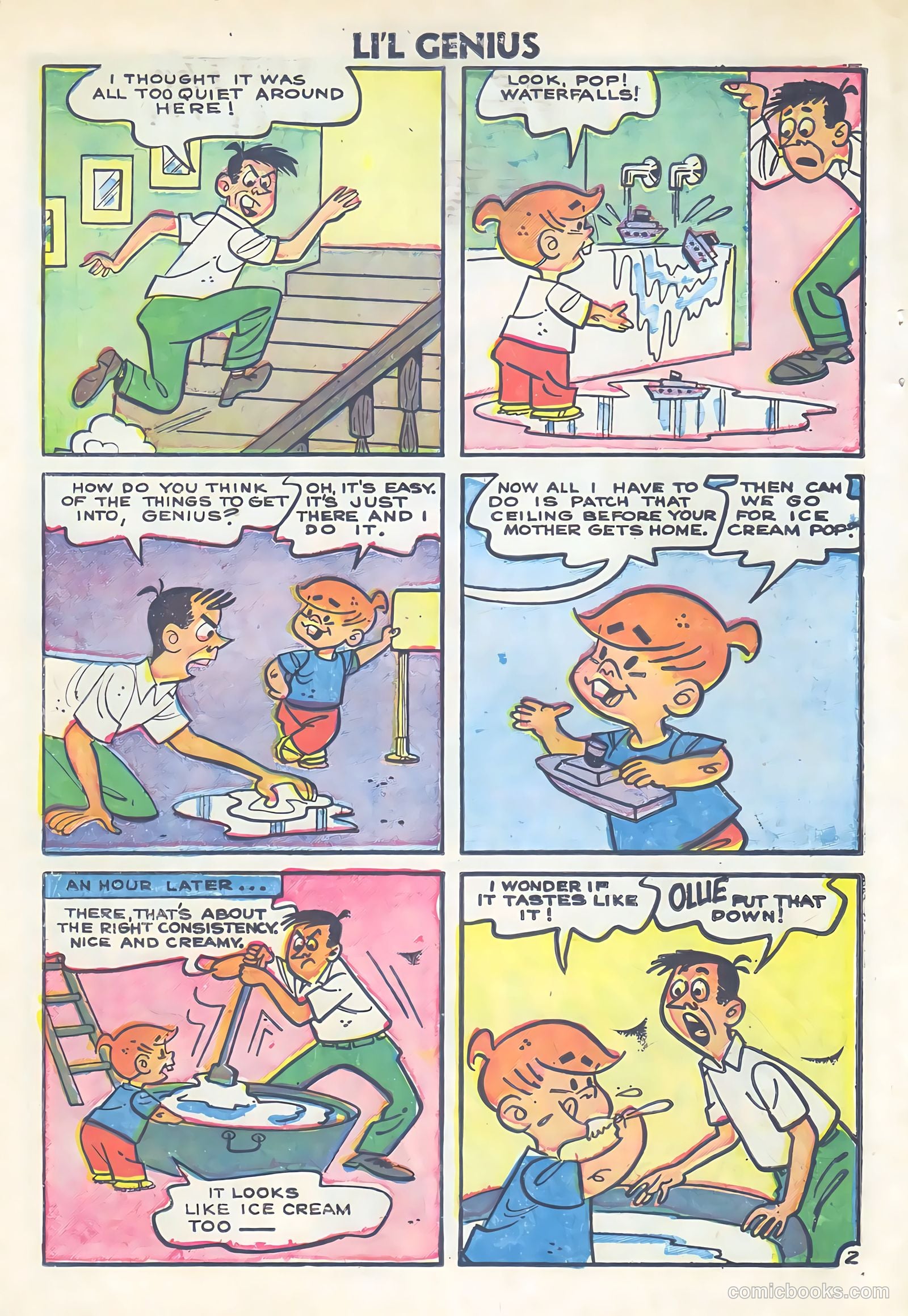 Li'l Genius #10 (1956) — page 14 of 36