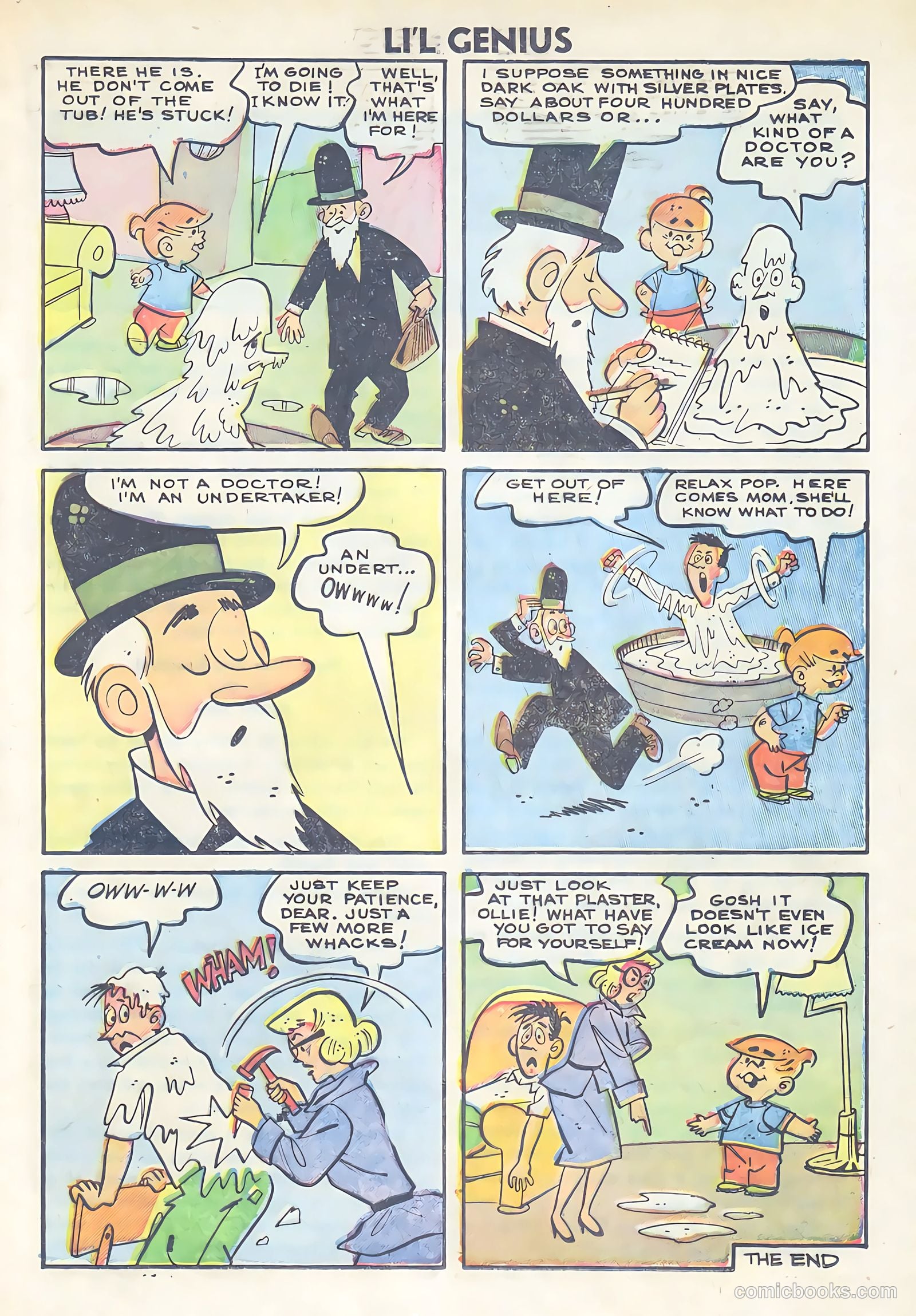 Li'l Genius #10 (1956) — page 17 of 36