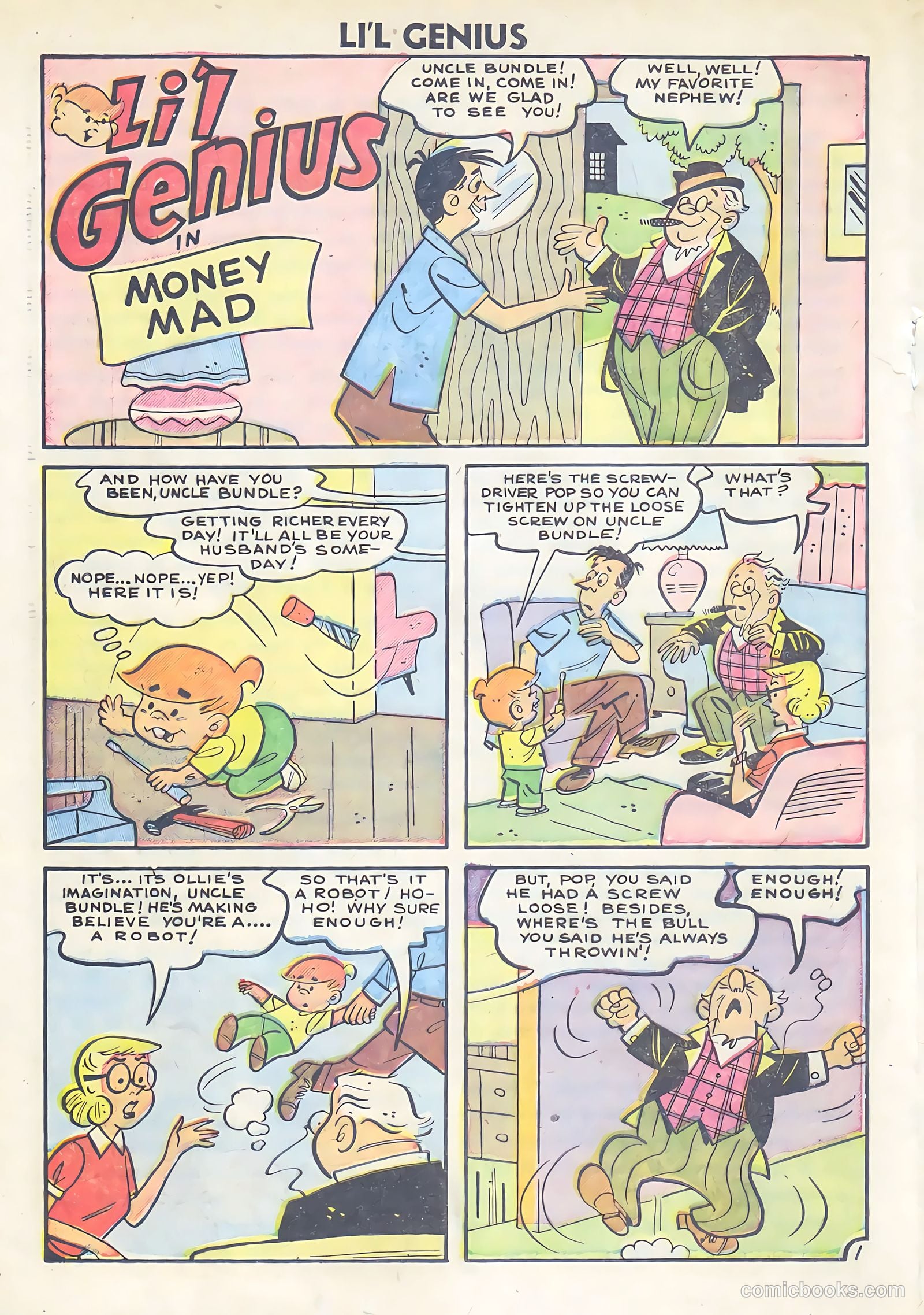 Li'l Genius #10 (1956) — page 20 of 36