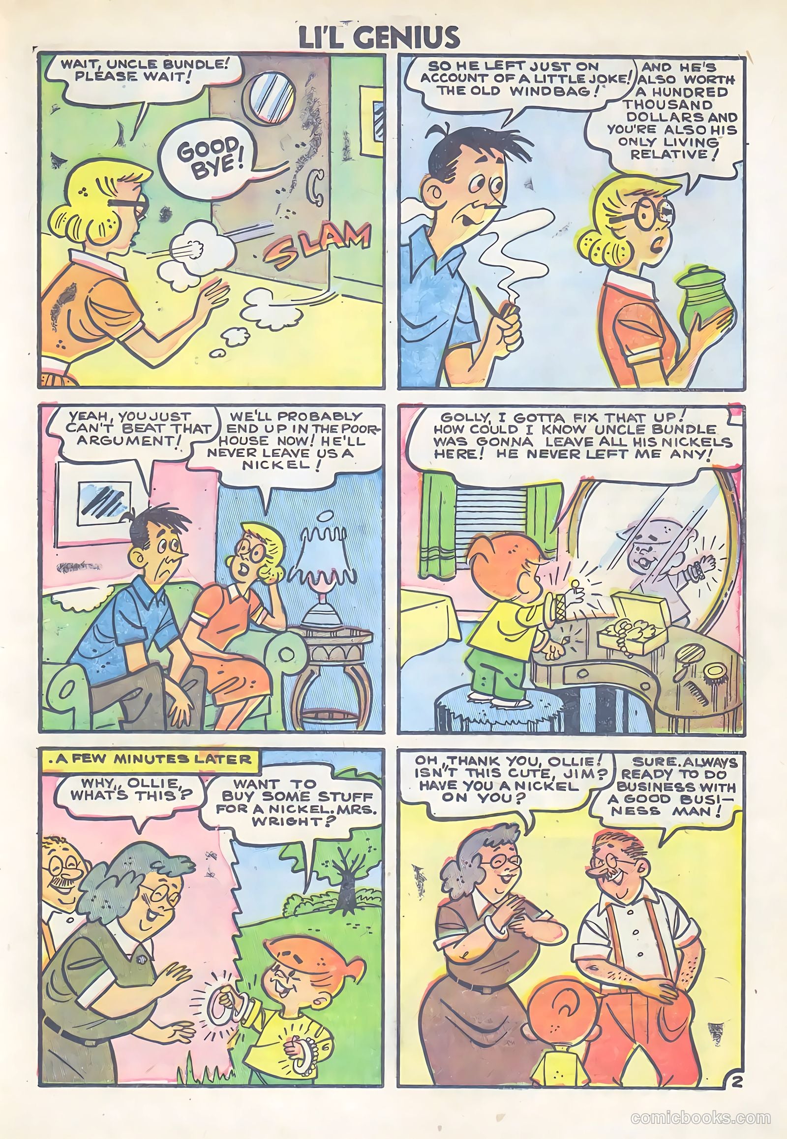 Li'l Genius #10 (1956) — page 21 of 36
