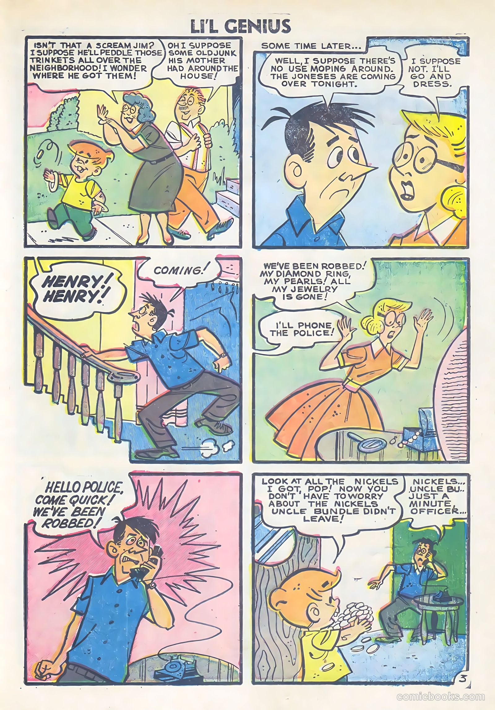 Li'l Genius #10 (1956) — page 23 of 36