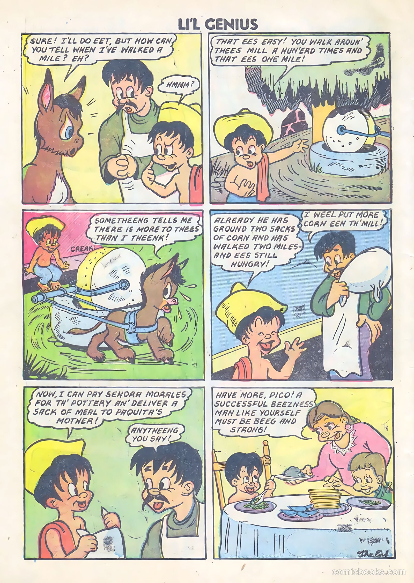 Li'l Genius #10 (1956) — page 32 of 36