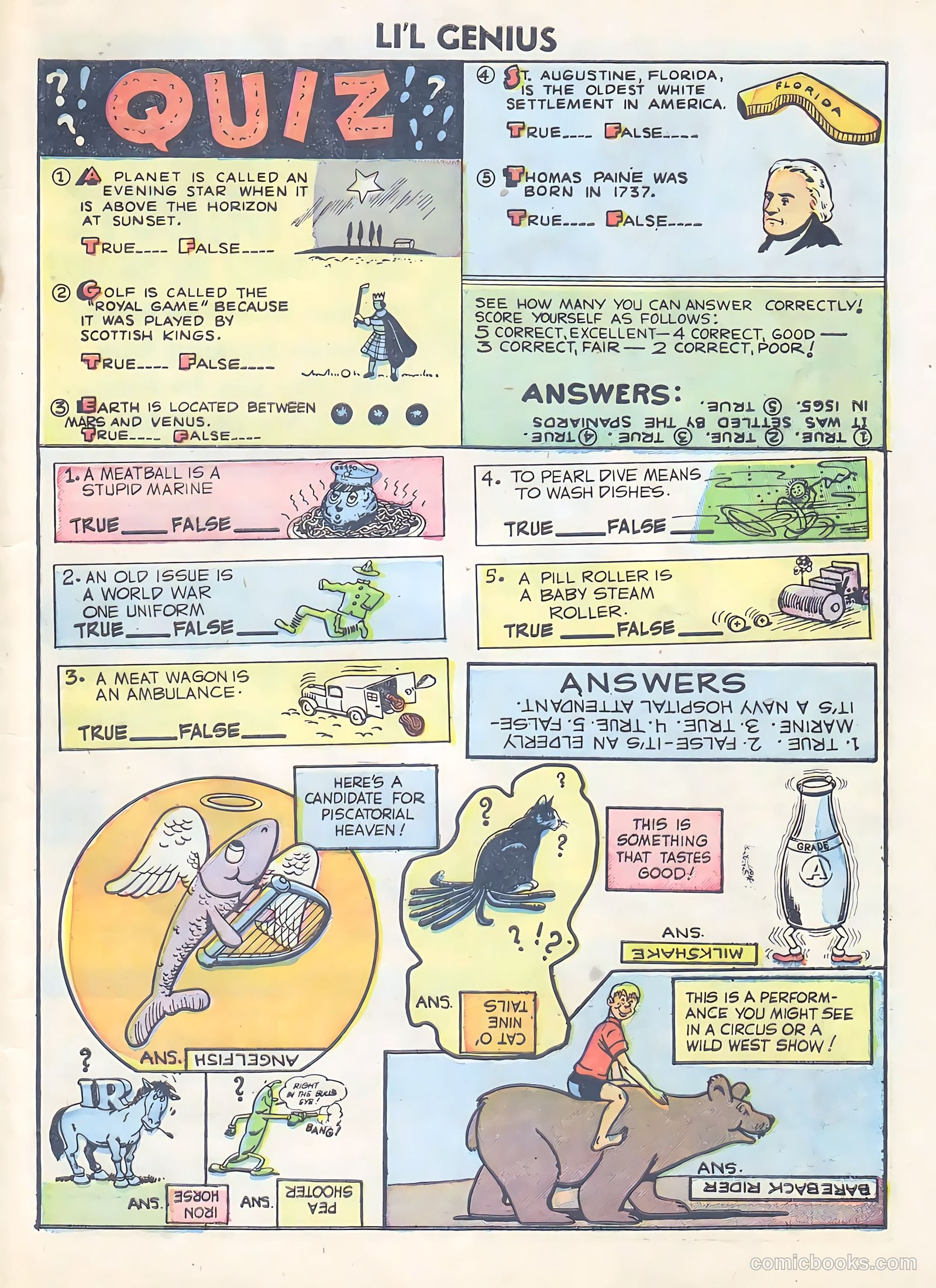 Li'l Genius #10 (1956) — page 33 of 36
