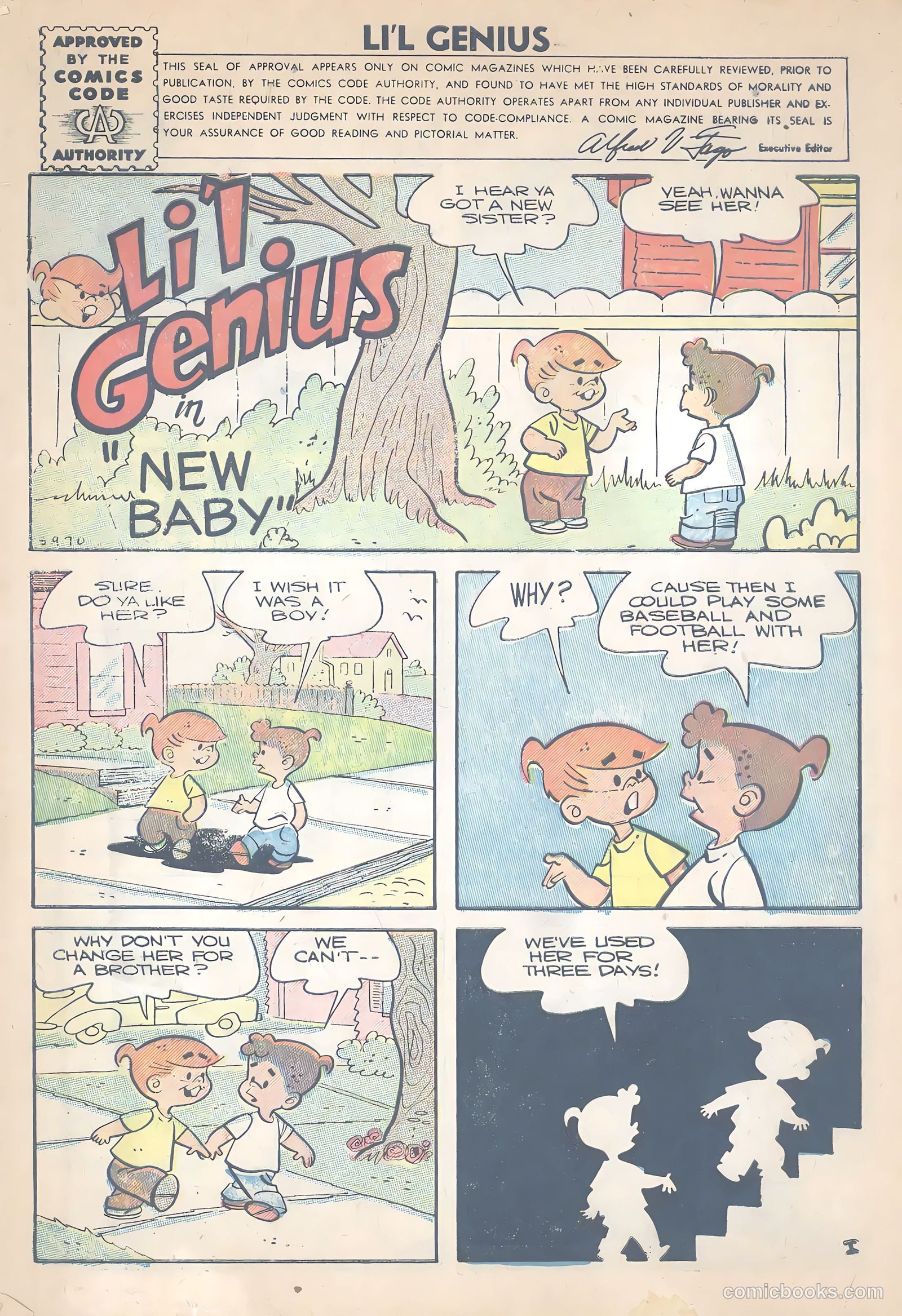 Li'l Genius #11 (1956) — page 3 of 36