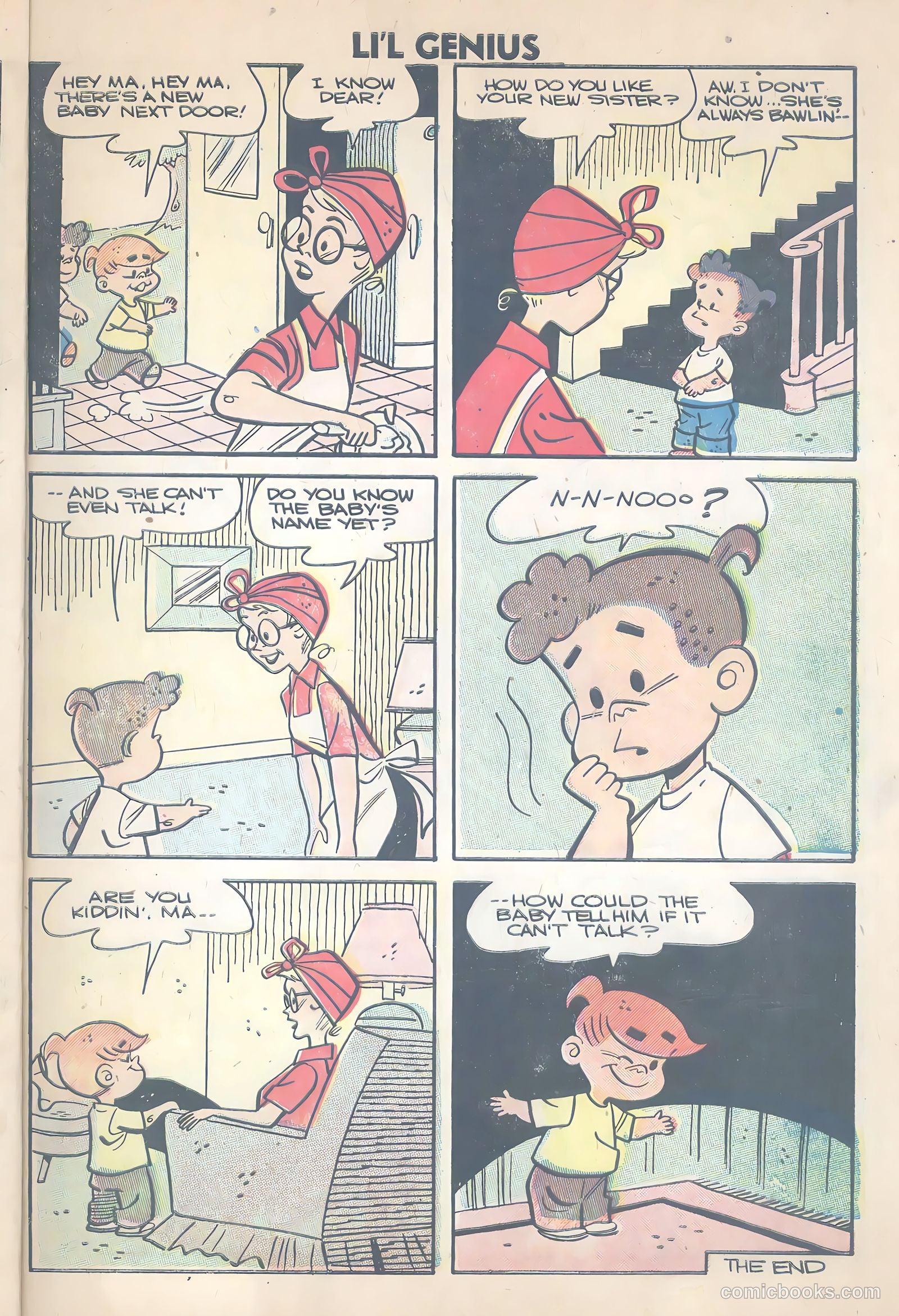 Li'l Genius #11 (1956) — page 9 of 36
