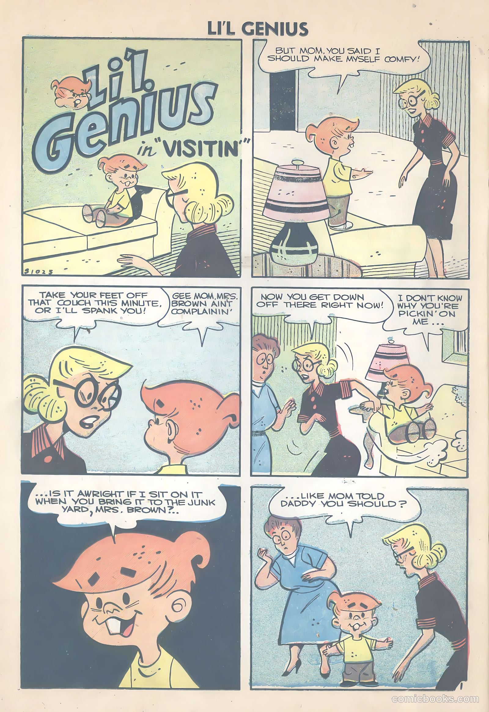Li'l Genius #11 (1956) — page 18 of 36