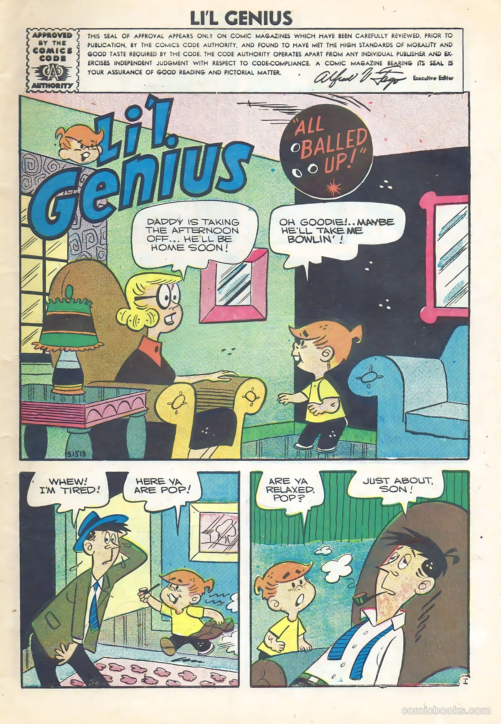 Li'l Genius #12 (1957) — page 3 of 36