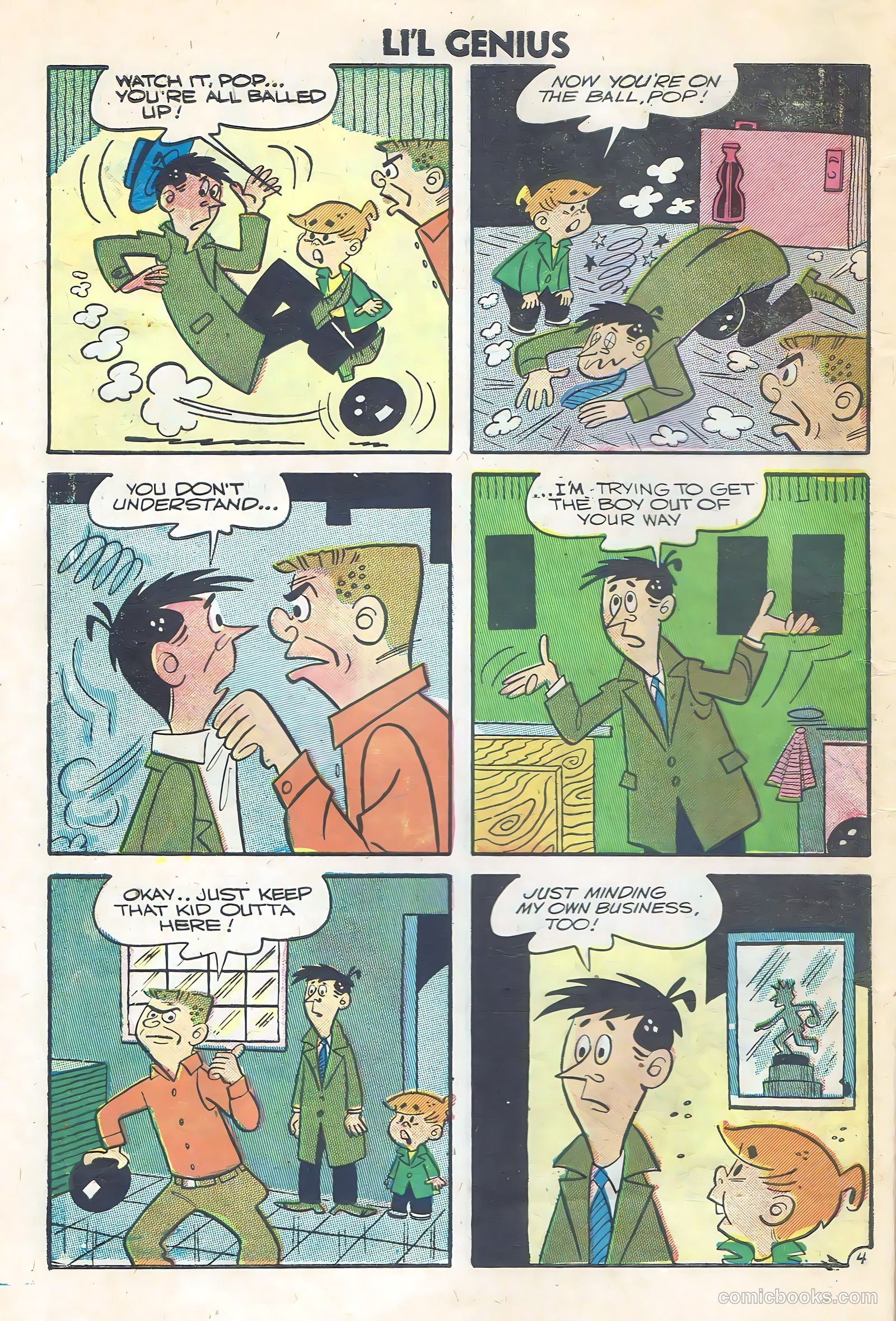 Li'l Genius #12 (1957) — page 6 of 36