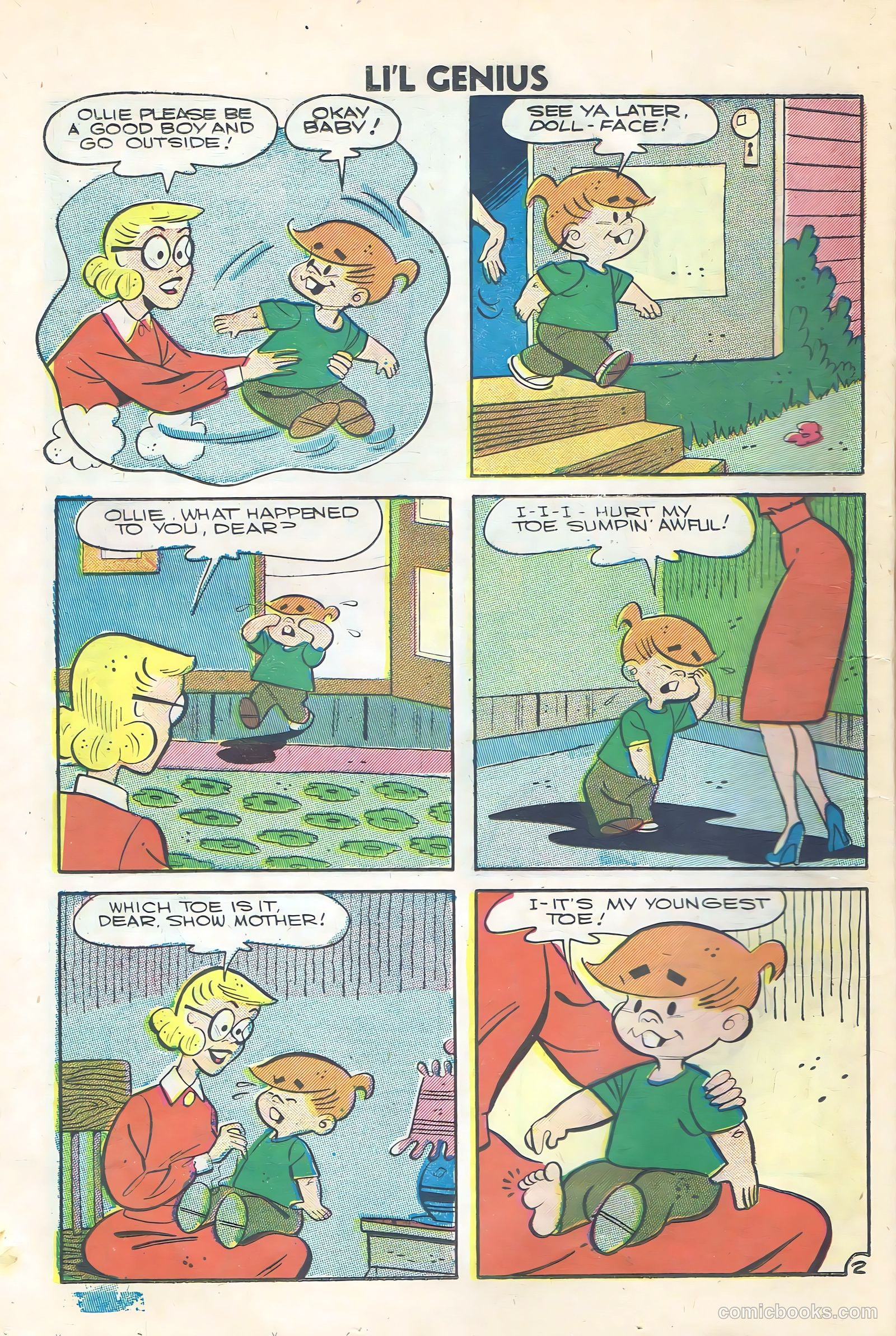Li'l Genius #12 (1957) — page 14 of 36