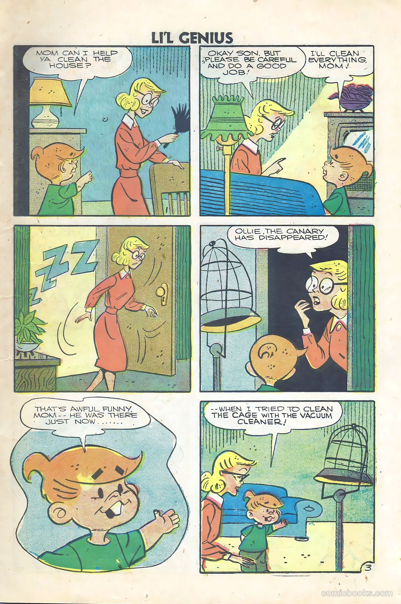 Li'l Genius #12 (1957) — page 15 of 36
