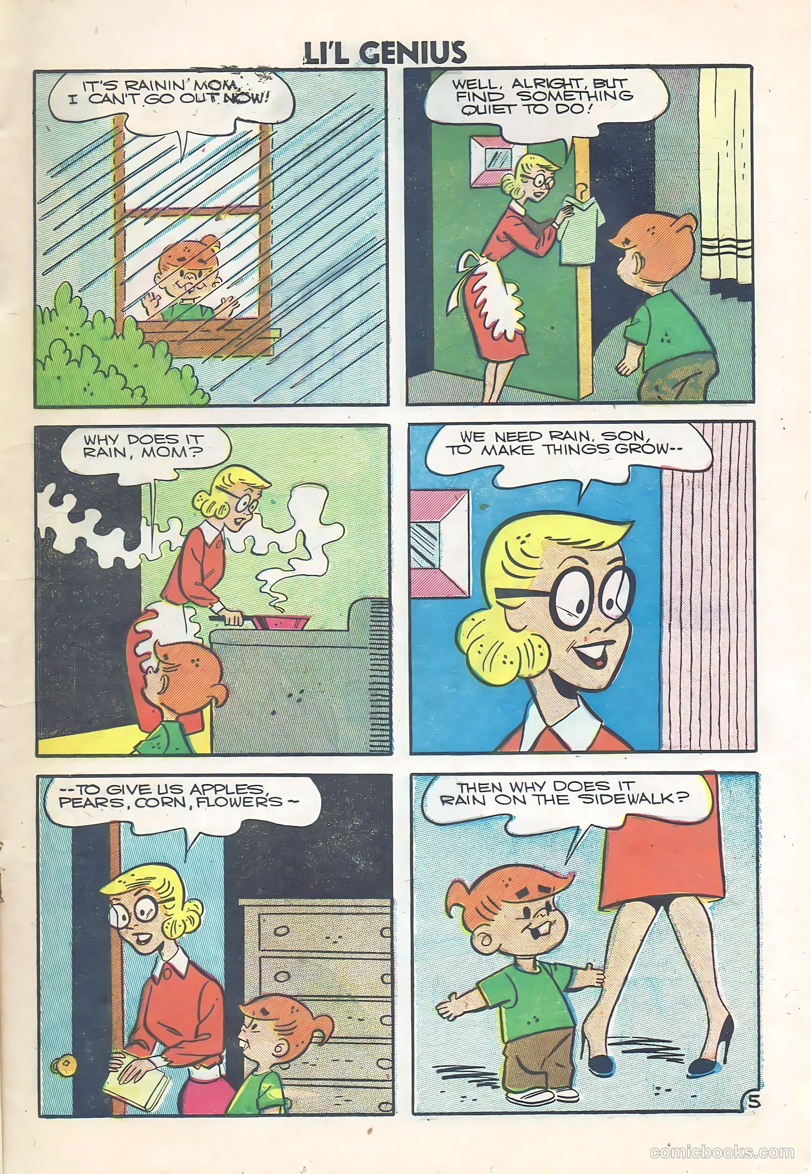 Li'l Genius #12 (1957) — page 17 of 36