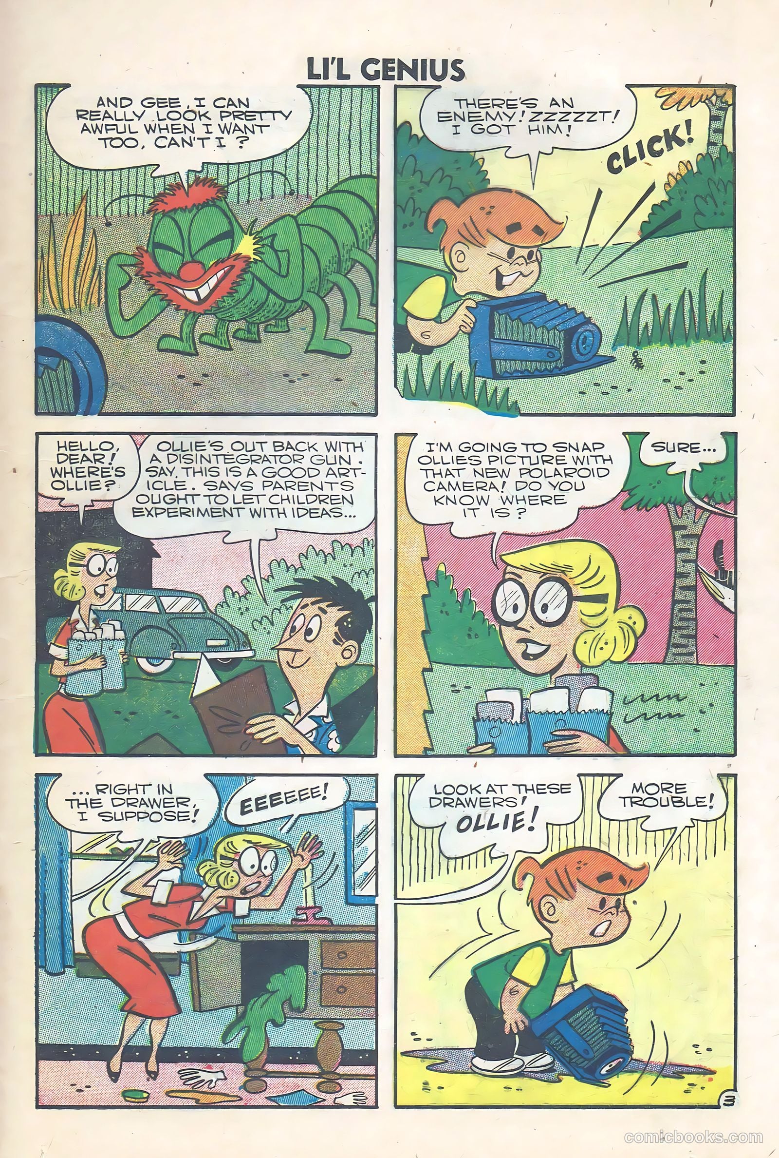 Li'l Genius #12 (1957) — page 21 of 36