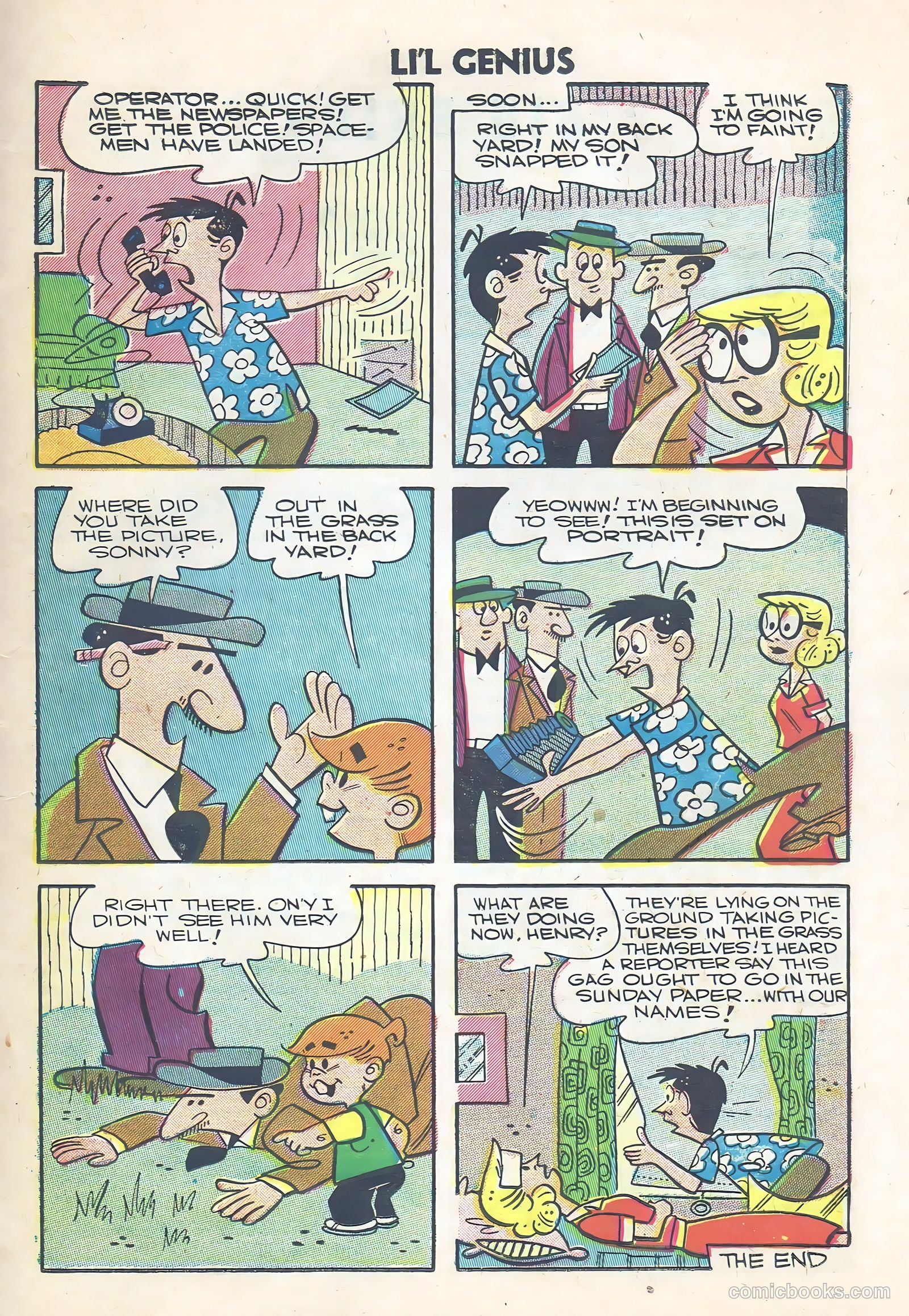 Li'l Genius #12 (1957) — page 23 of 36