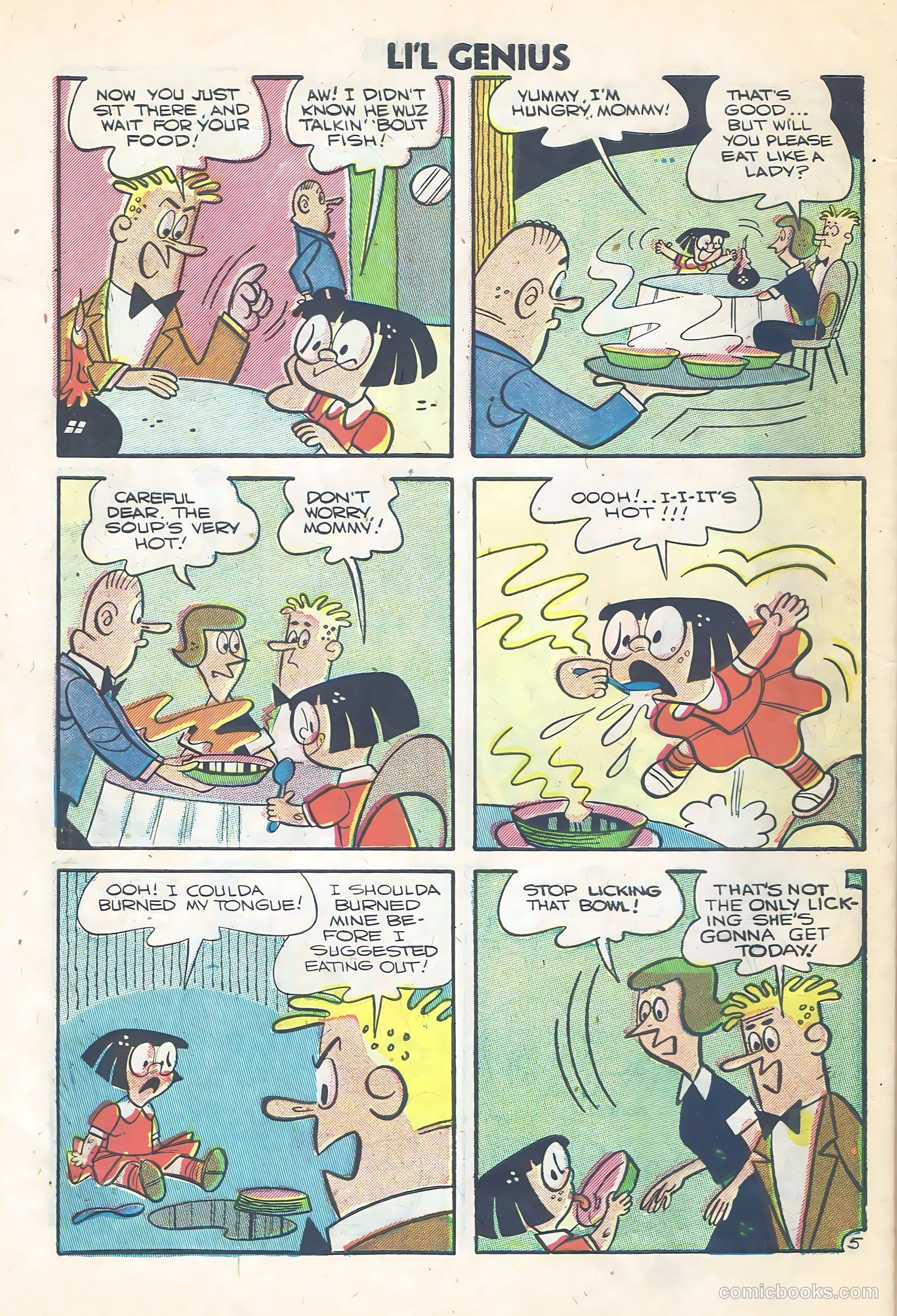 Li'l Genius #12 (1957) — page 30 of 36