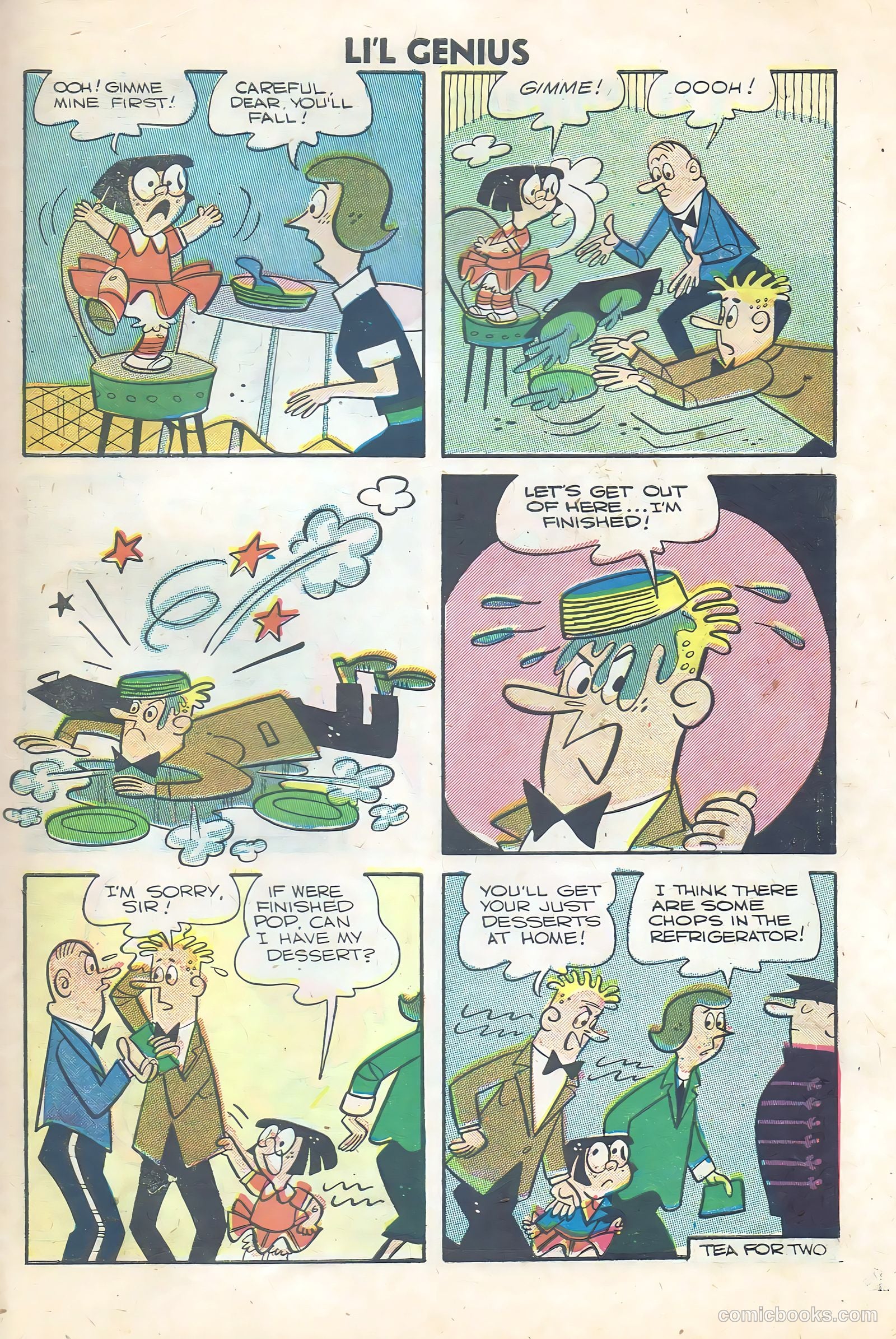 Li'l Genius #12 (1957) — page 31 of 36